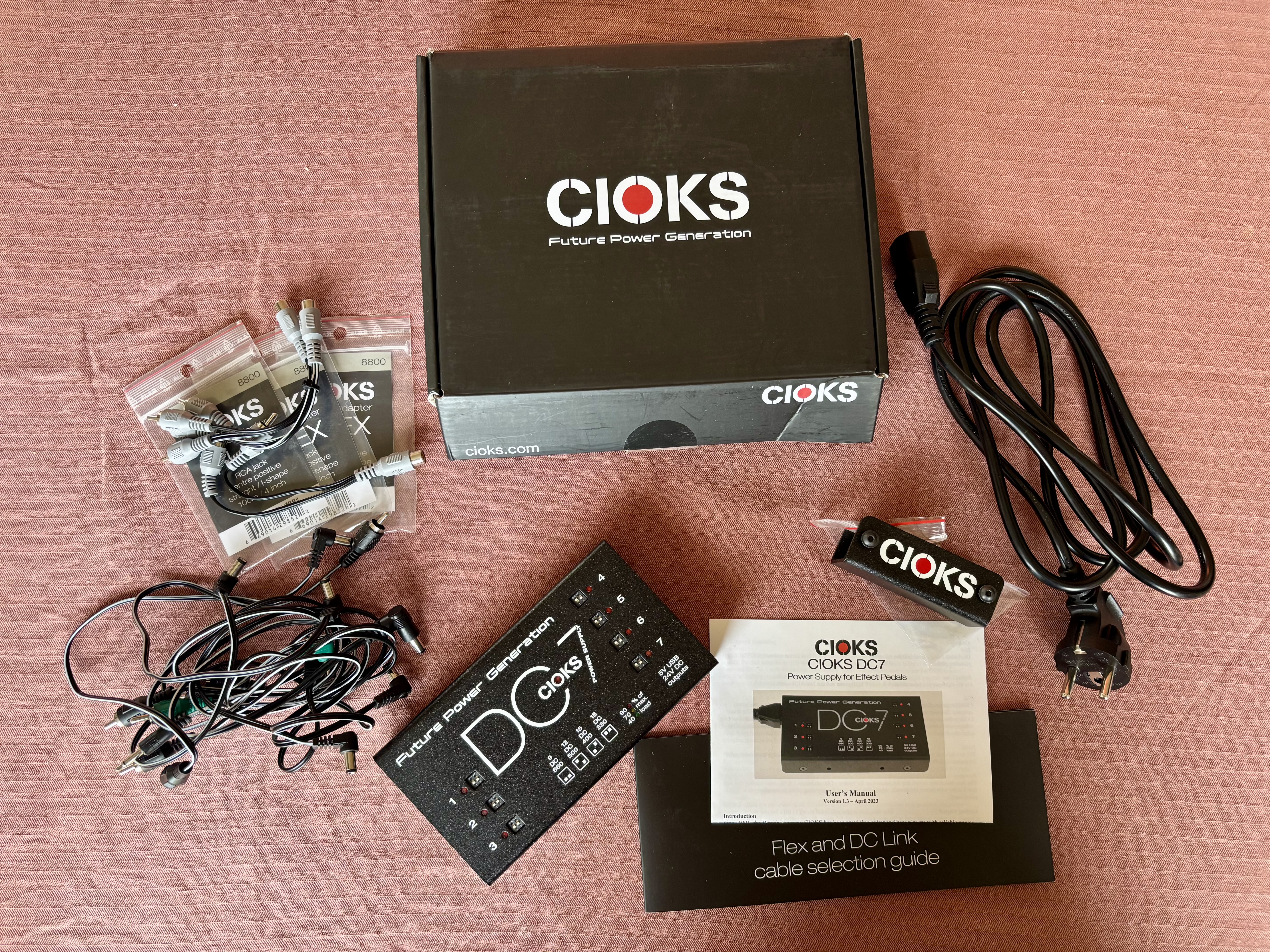 Alimentation Cioks - DC7 + accessoires