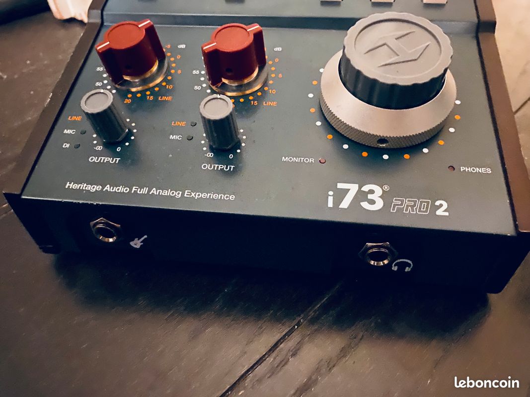 Interface audio - Heritage Audio i73 Pro 2 (remise en main propre uniquement et avec boite d'origine, câbles…)