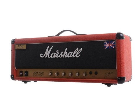 Marshall jcm 800 1996 Red color Ultra rare + 2 Cabs 4x12