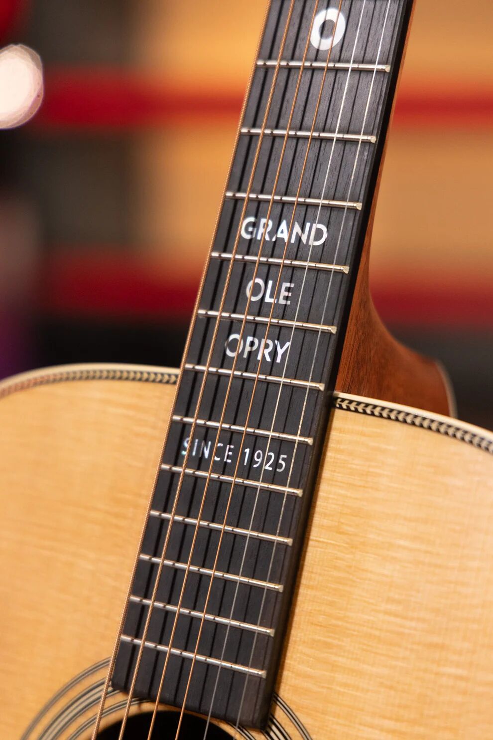 Opry 100th Anniversary Martin HD-28Neck2