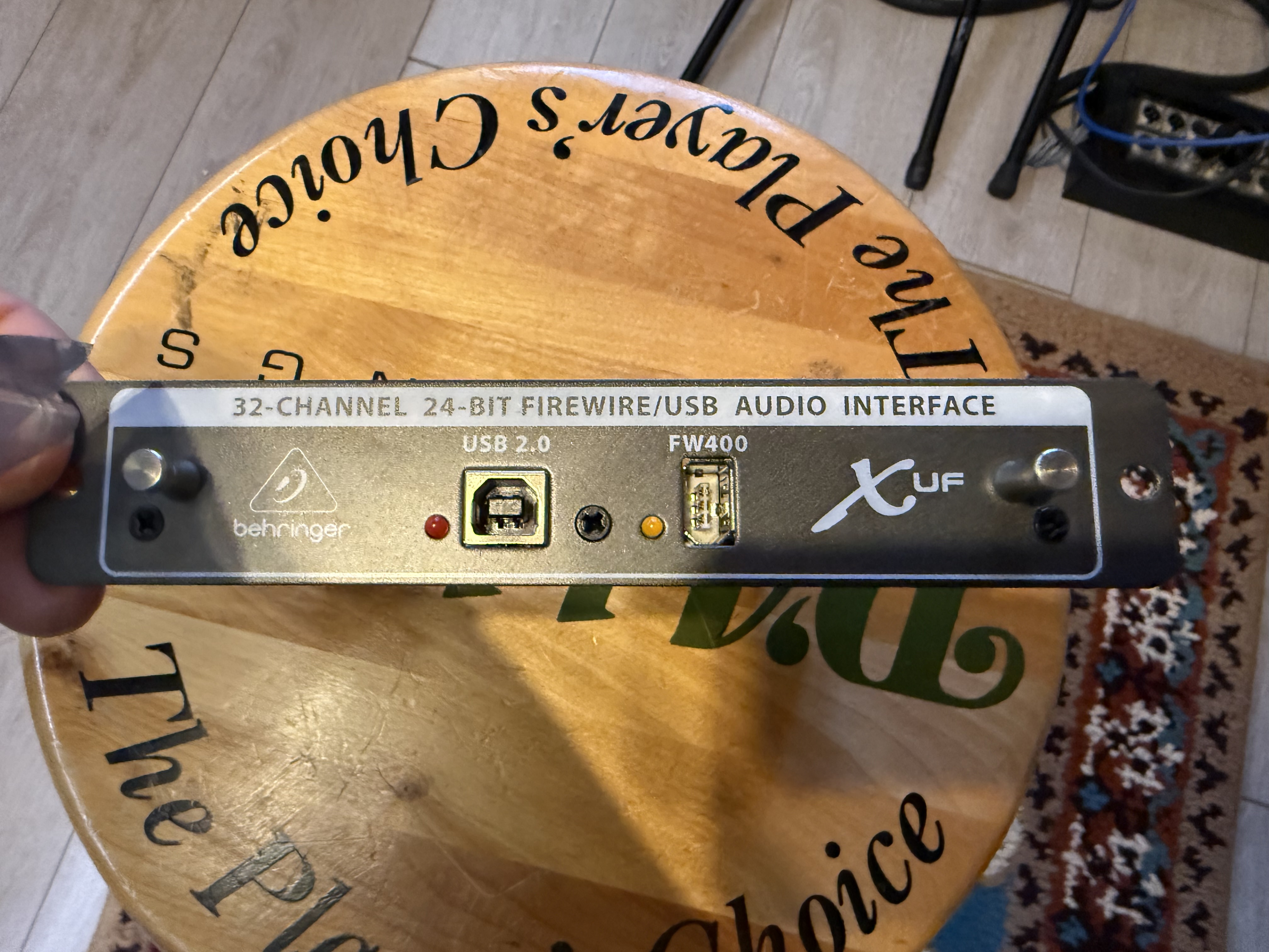 Behringer carte usb X32 et firewire 