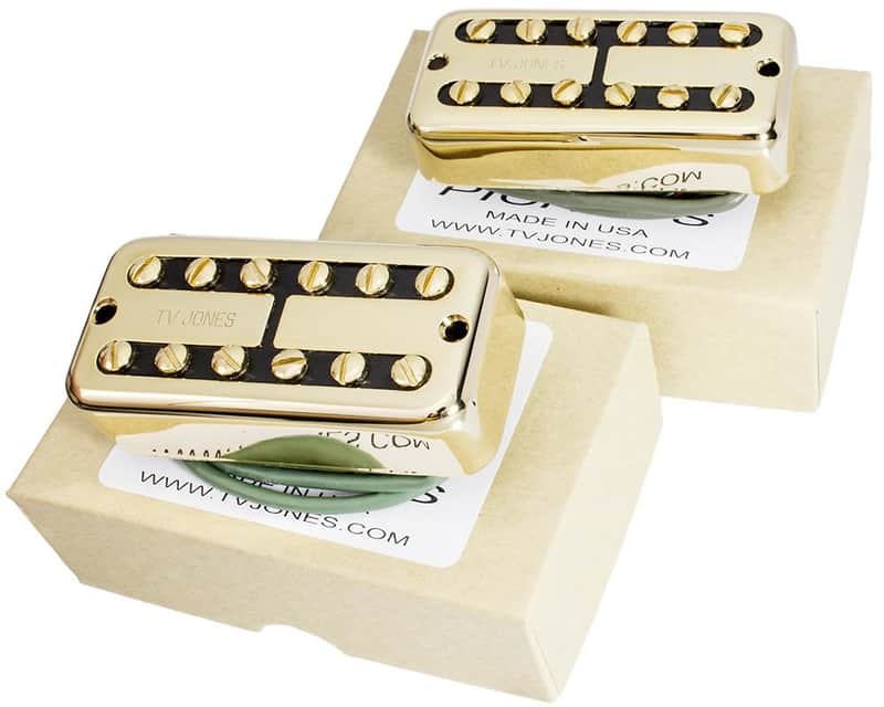 Vends micros TV Jones PowerTron & PowerTron Plus couleur Gold, Universal Mount