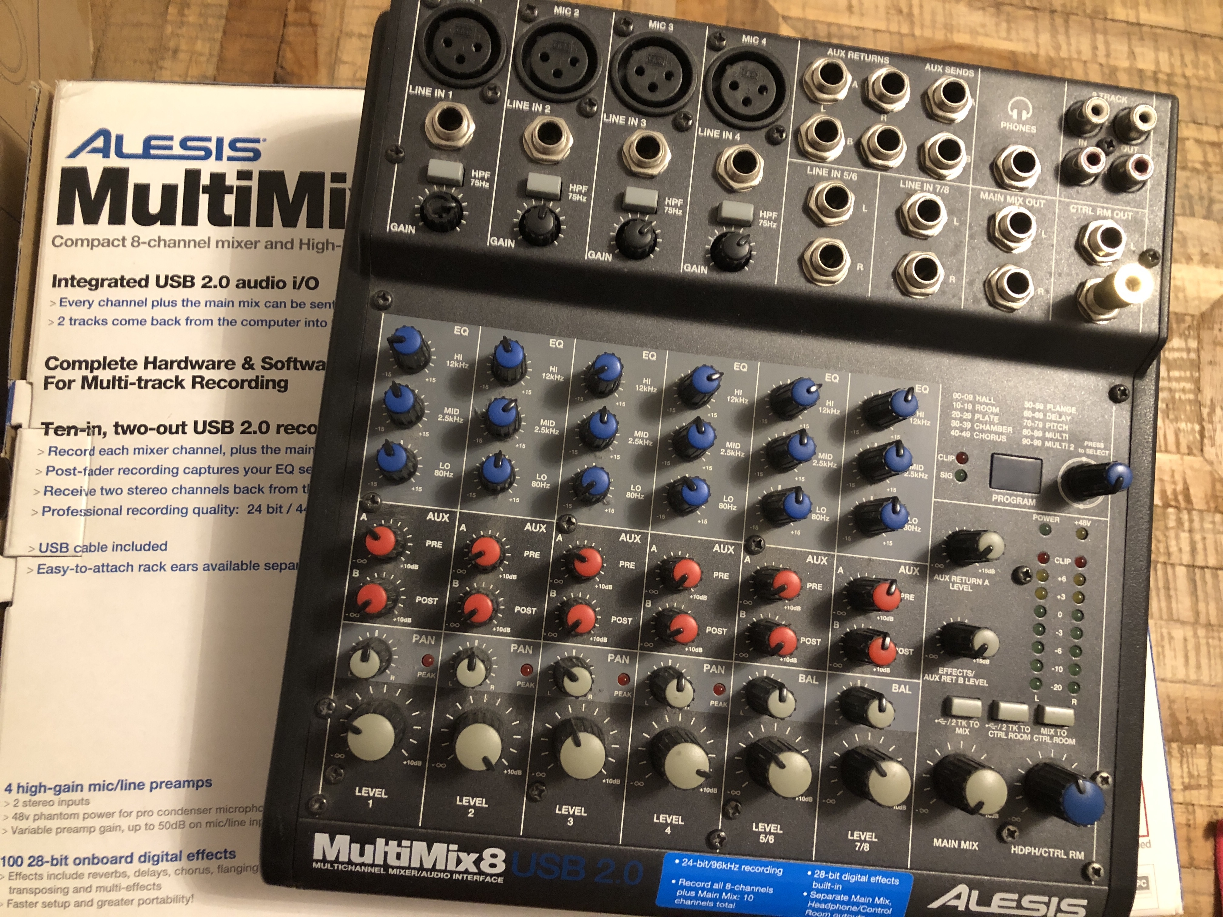 Console de mixage Alexis Multimix8 USB