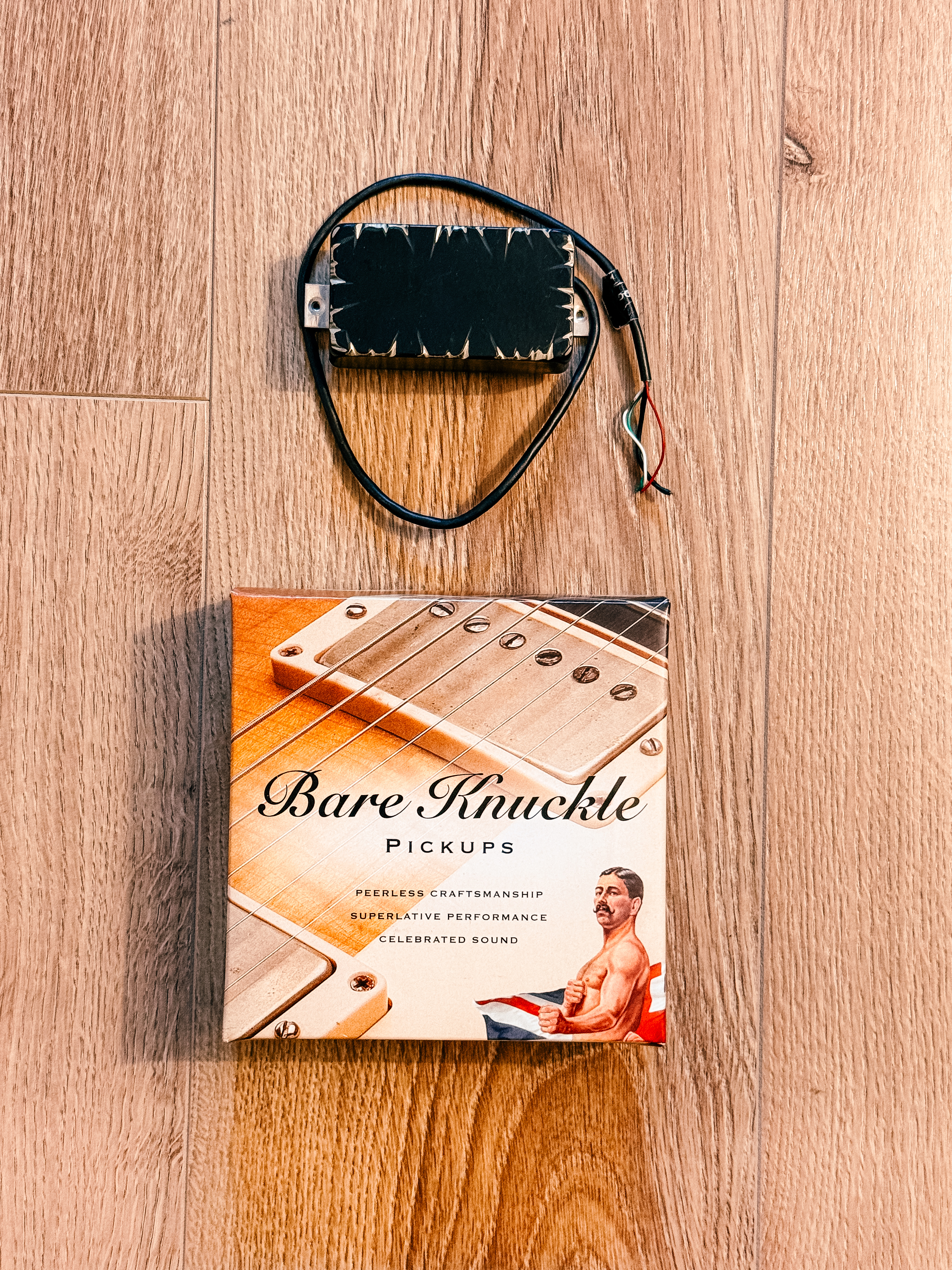  Micro humbucker chevalet Bare knuckle Black Hawk