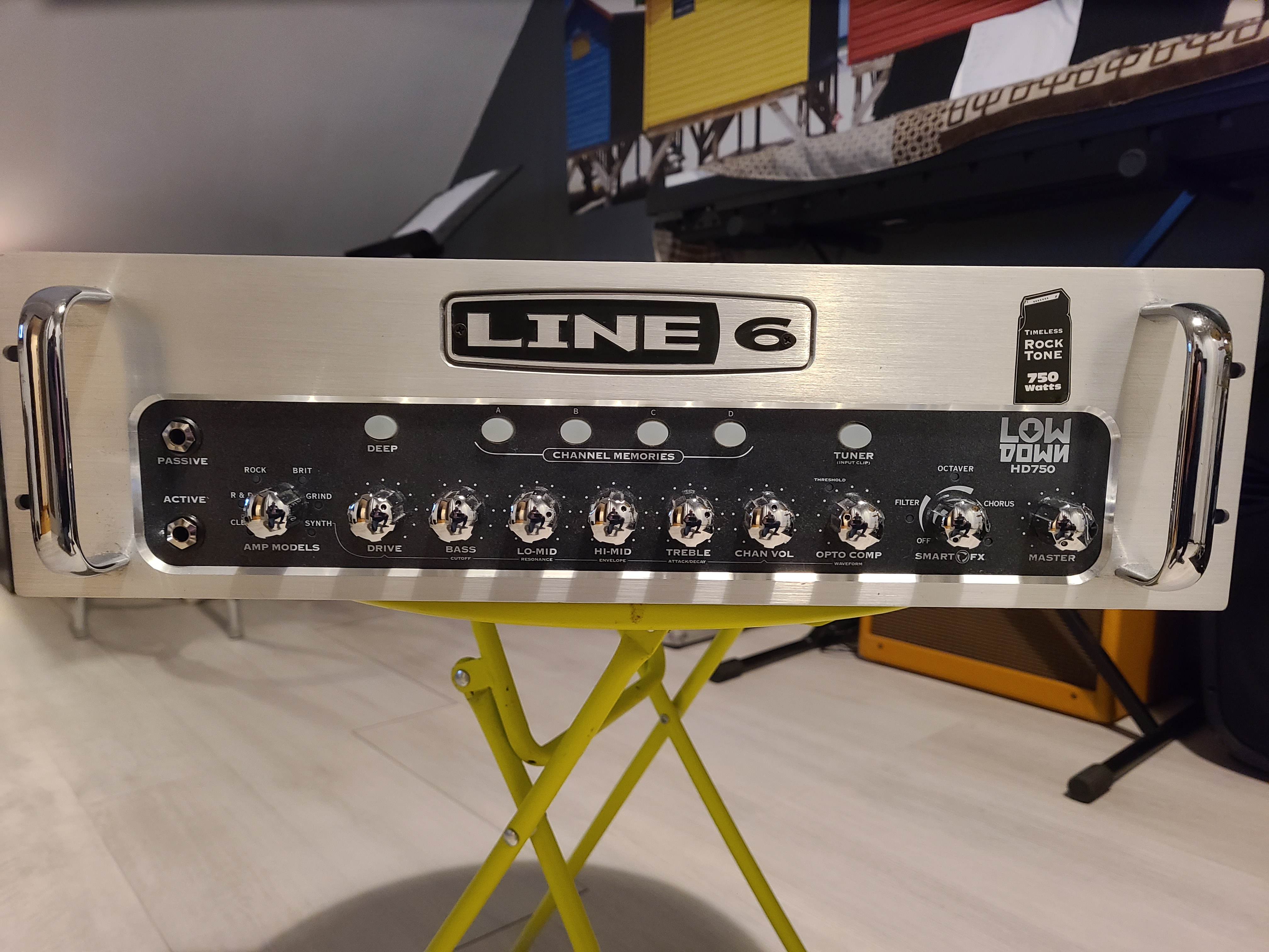 TETE AMPLI BASSE LINE 6 HD 750 W