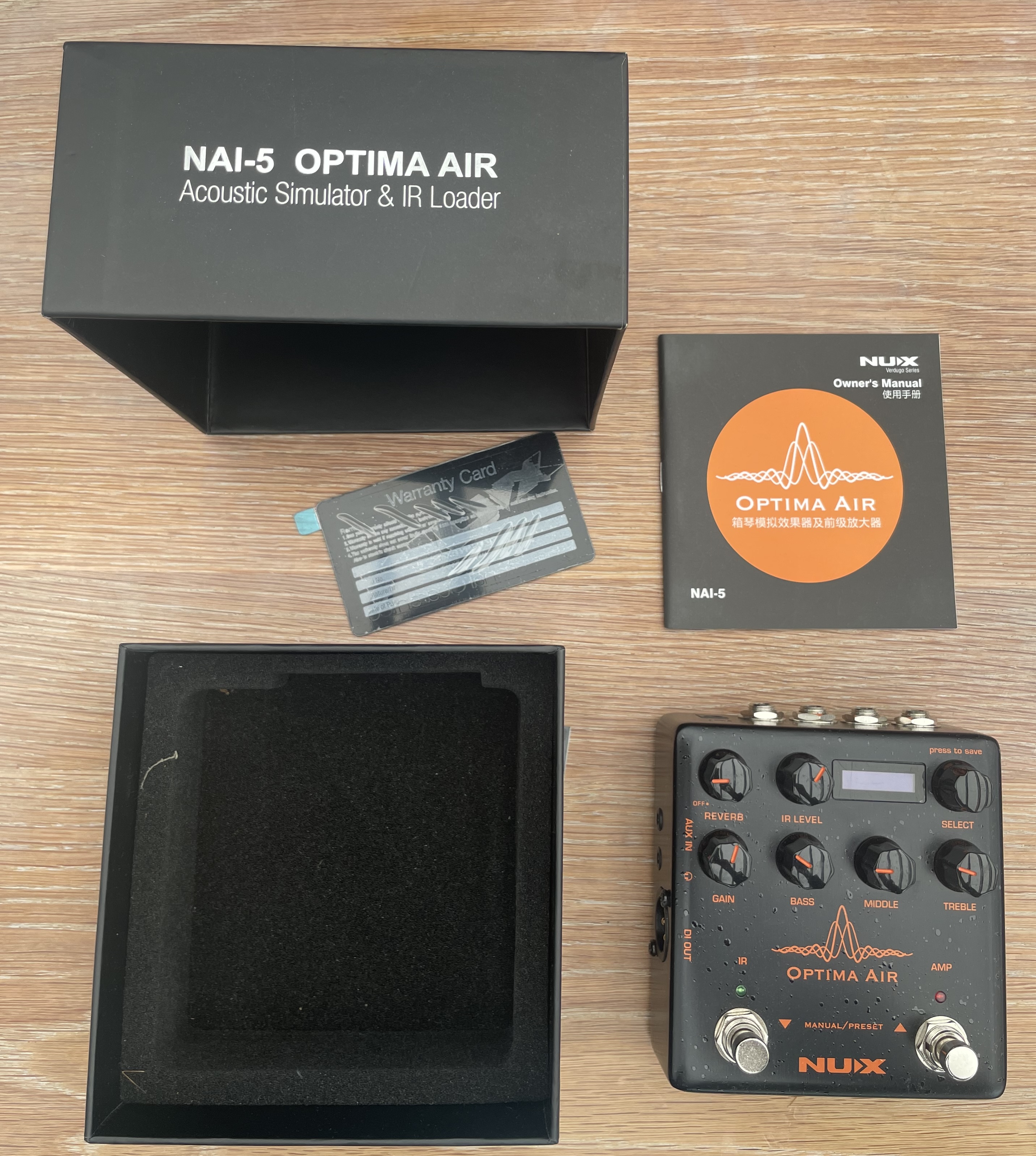 Vends nUX Optima Air parfait état