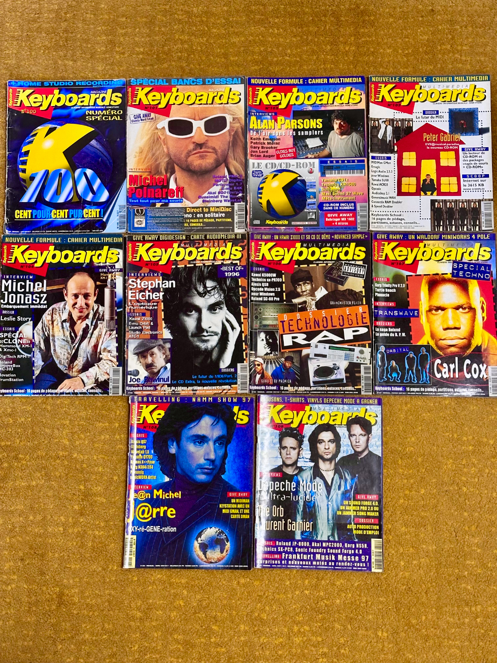 Keyboards Magazines numéros 100 à 109