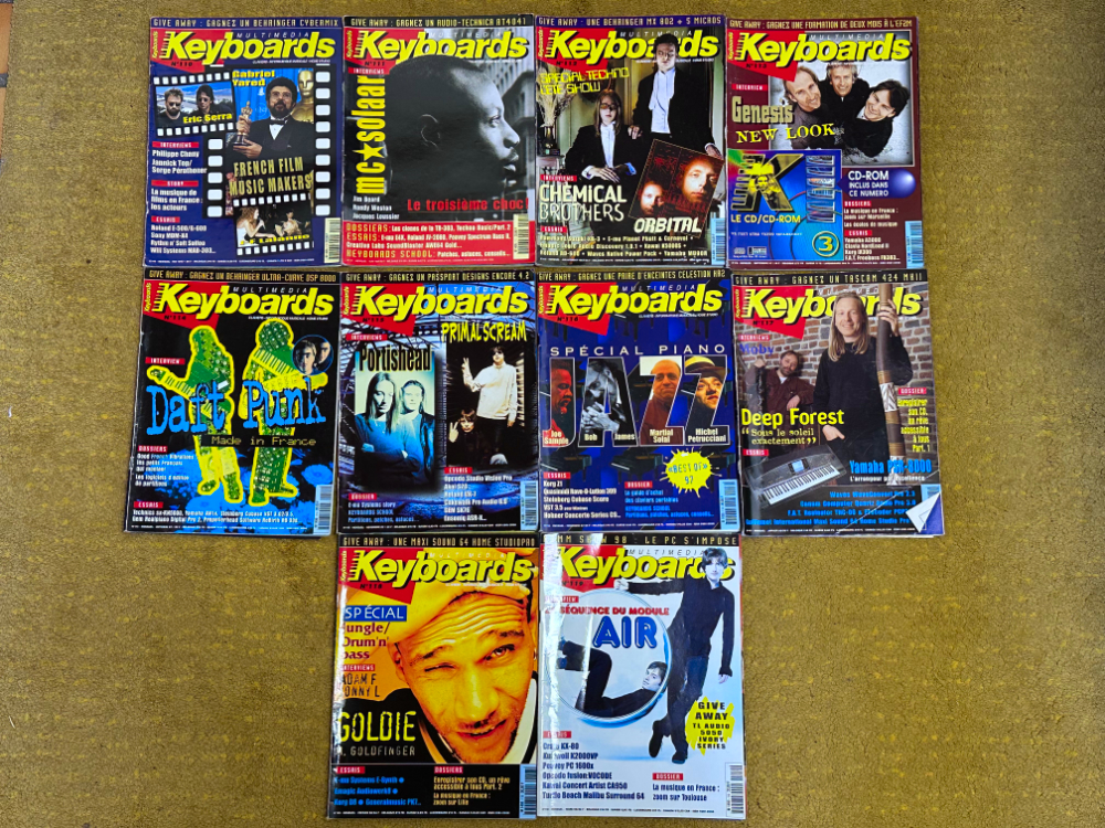 Keyboards Magazine numéros 110 à 119