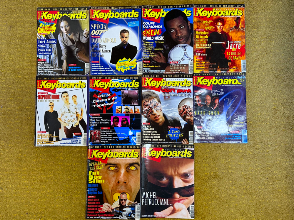 Keyboards Magazines numéros 120 à 129