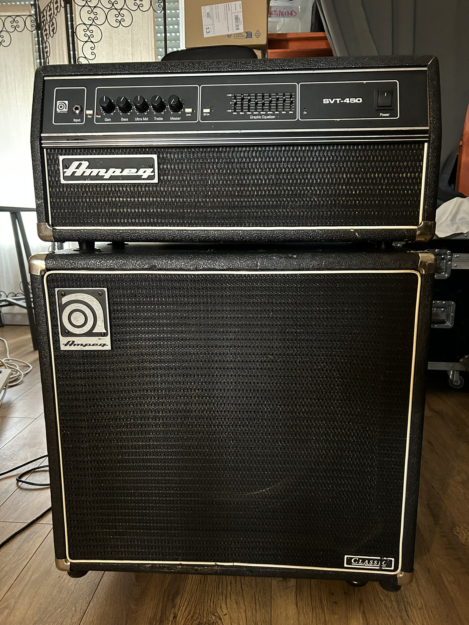 Ampeg SVT 450H + cab SVT15E