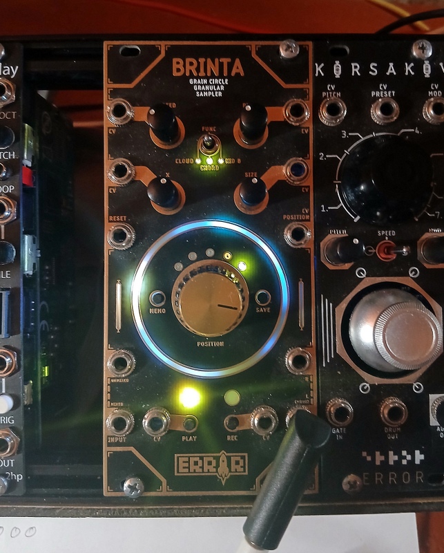 Module Eurorack - Error Instruments Brinta Granular Sampler 