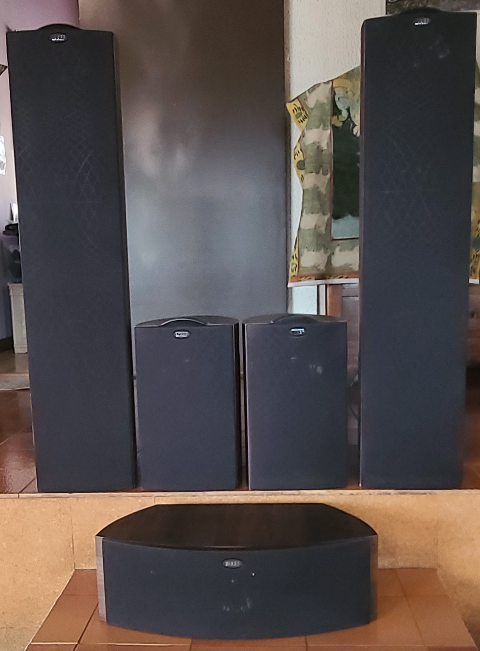 ENCEINTES KEF 5.1