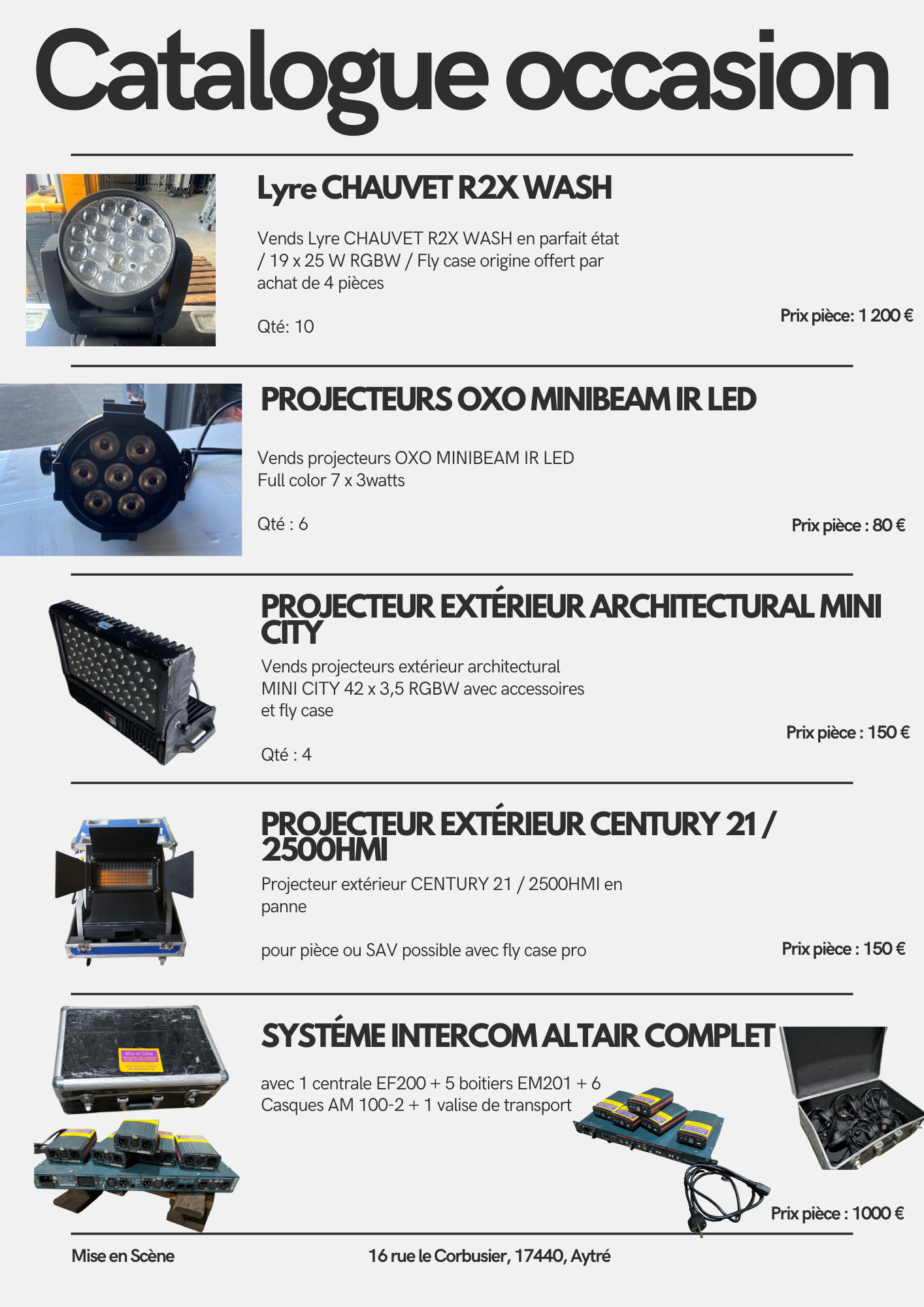 Intercom ALTAIR complet