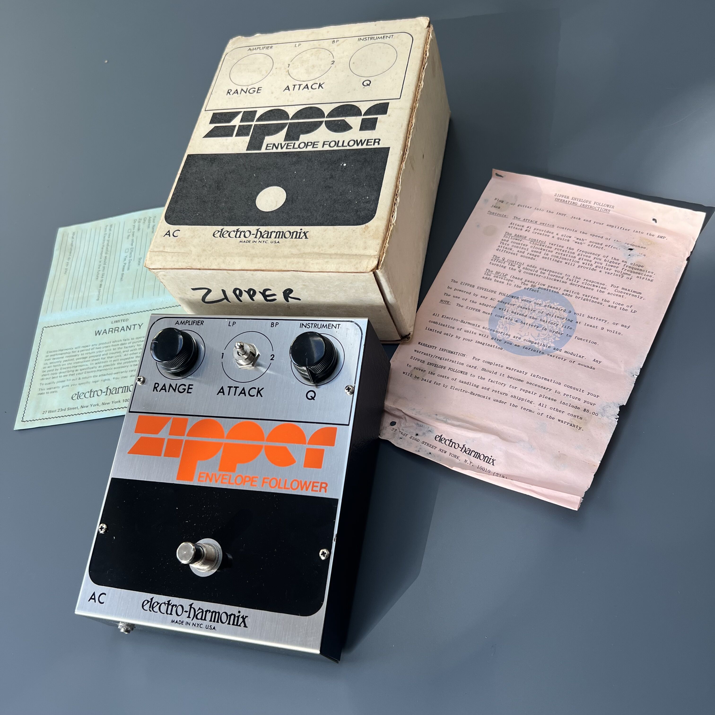 Electro-Harmonix Zipper 1970s + box & papers