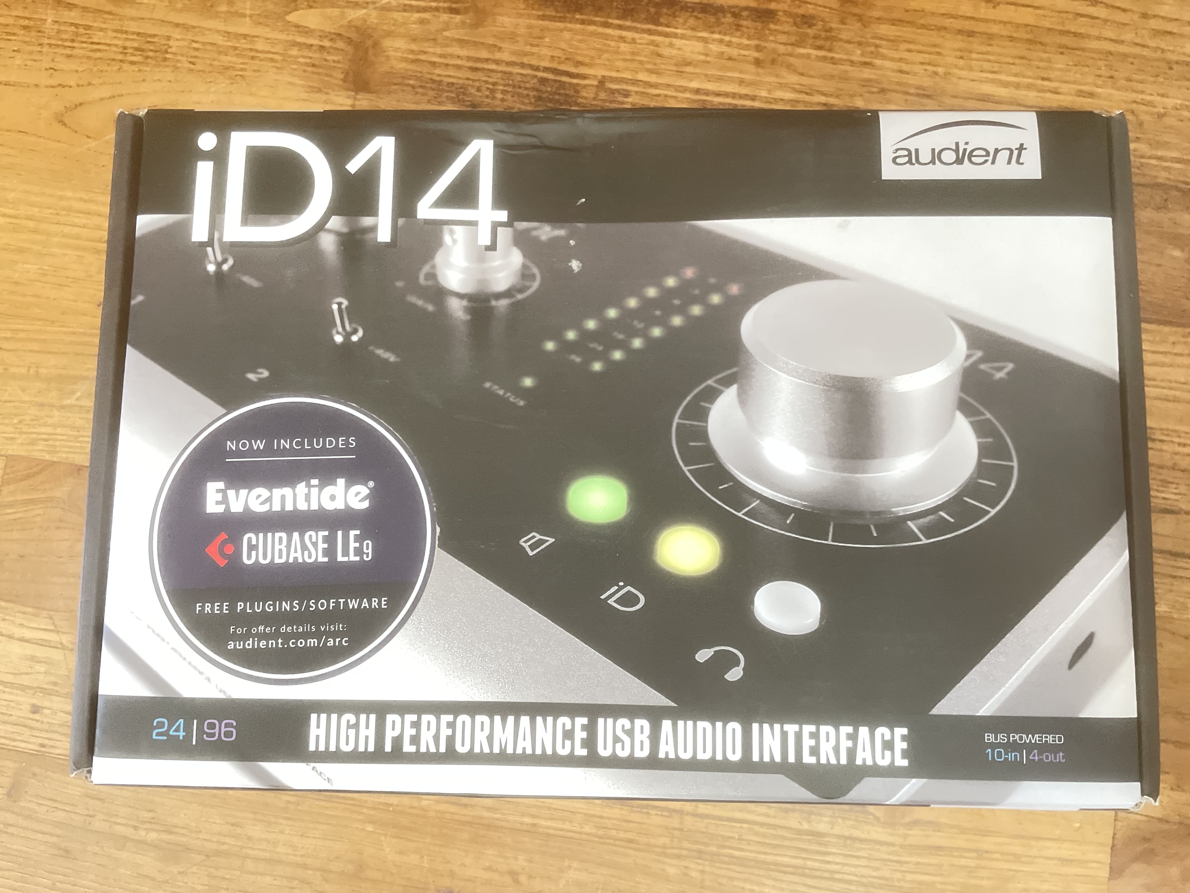 Interface audio Audient ID14 état neuf. Boîte complète 