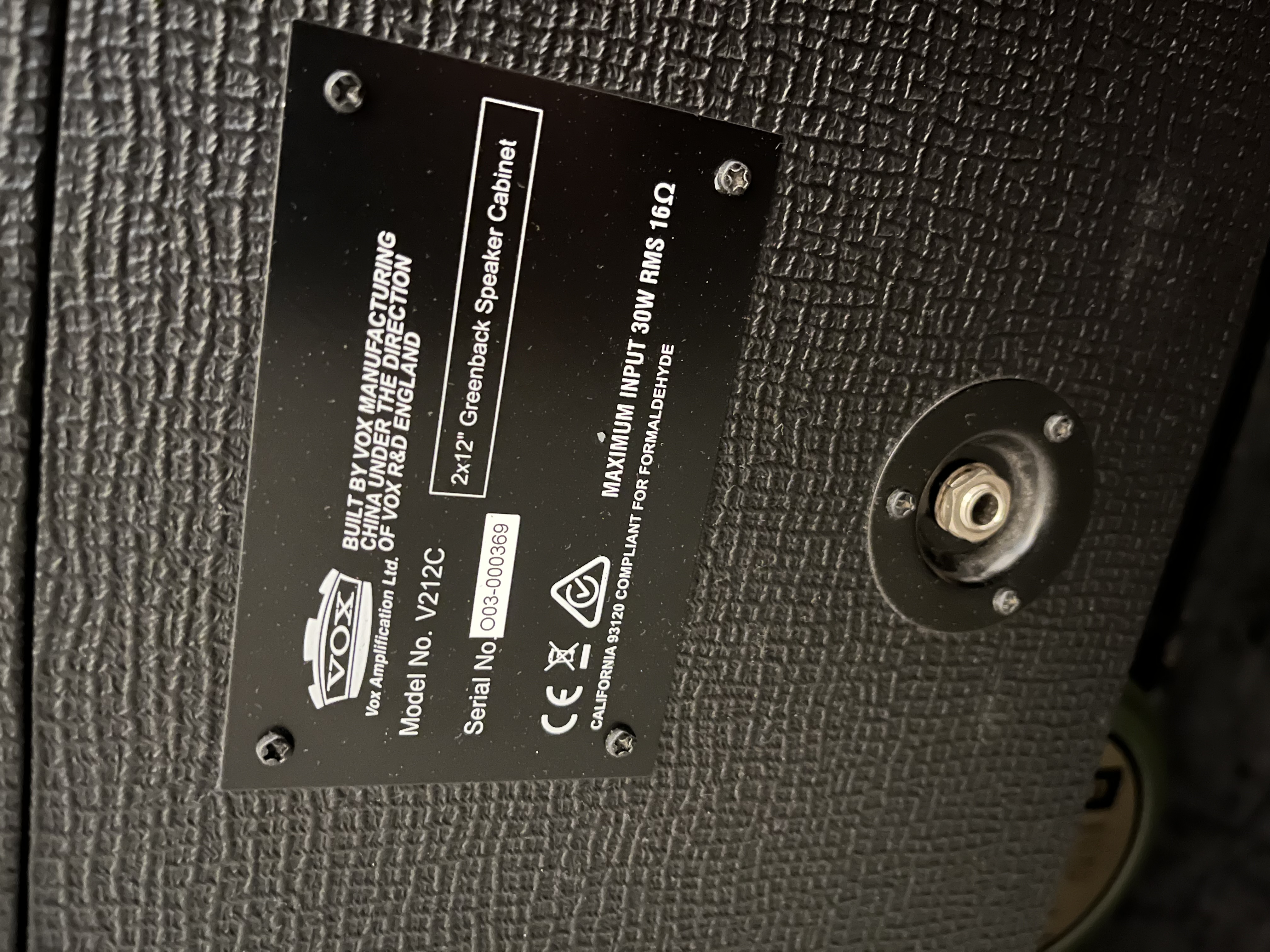 Vend Enceinte Vox 2 x 12 