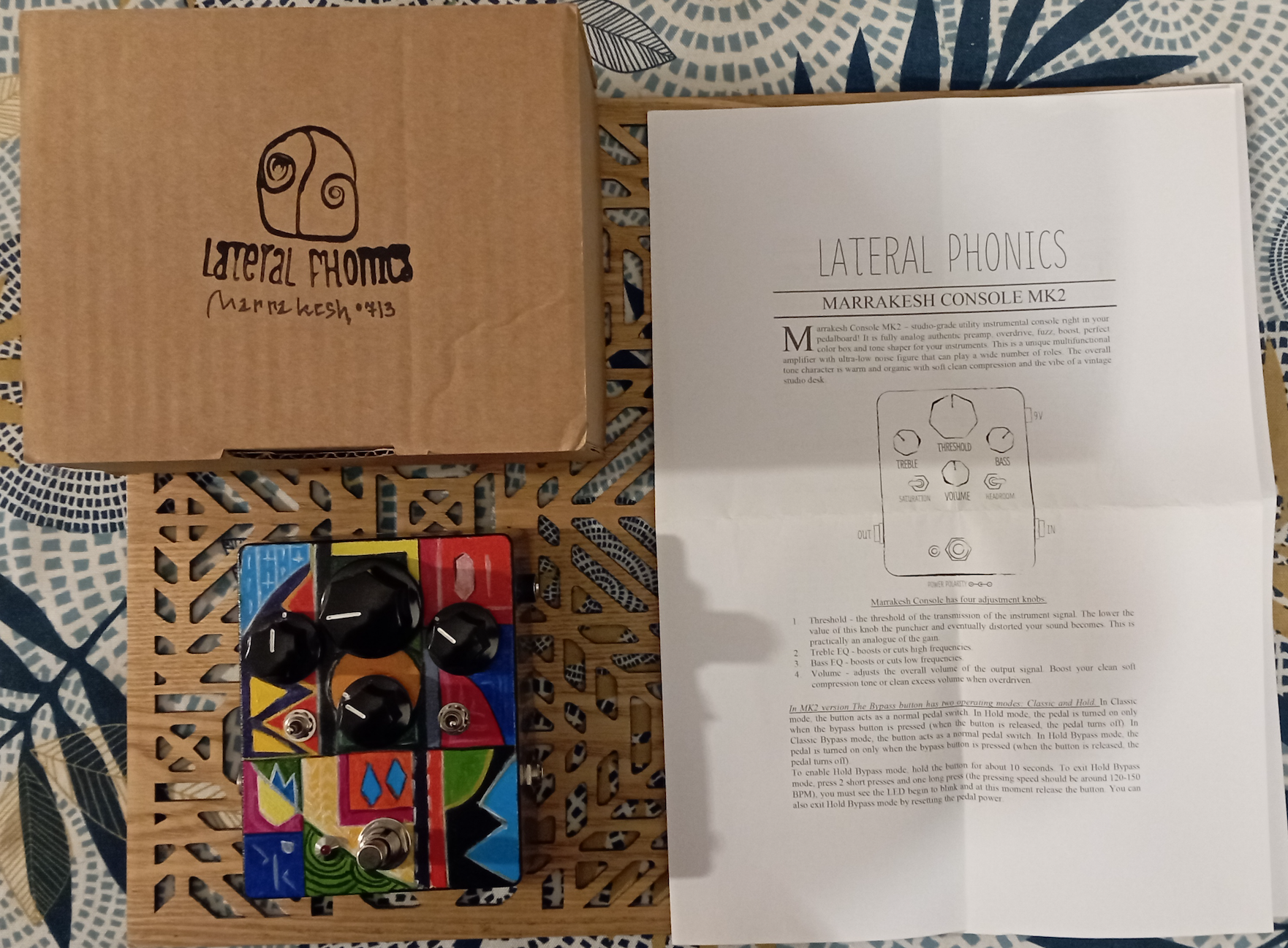 Vends Marrakesh Drive consol V2 Lateral Phonics