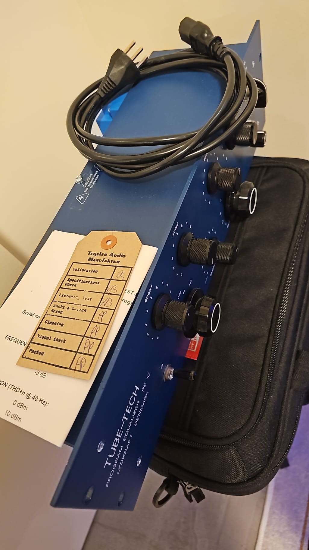 Tube-Tech PE1C comme neuf !