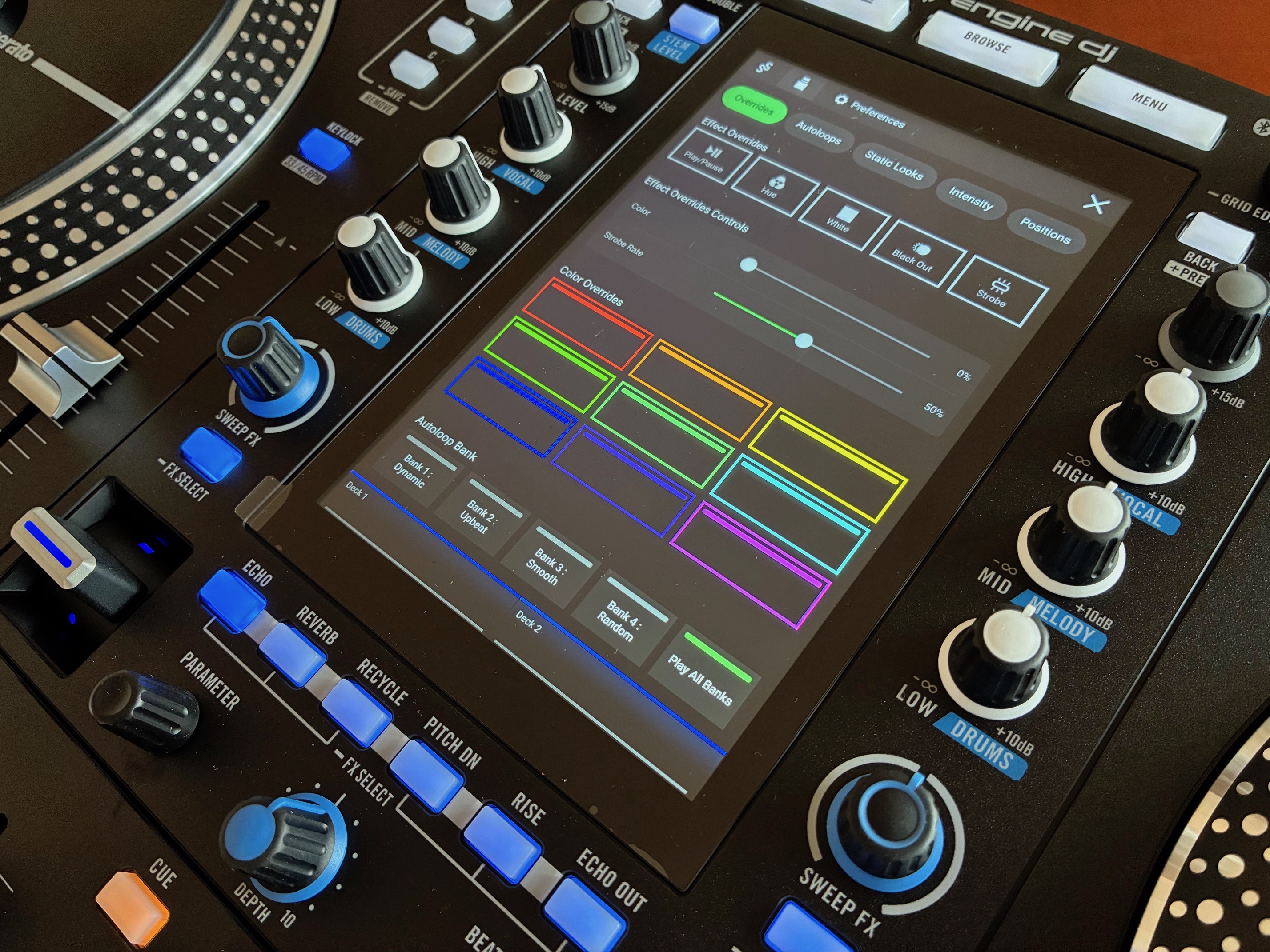 Contrôles d'éclairage