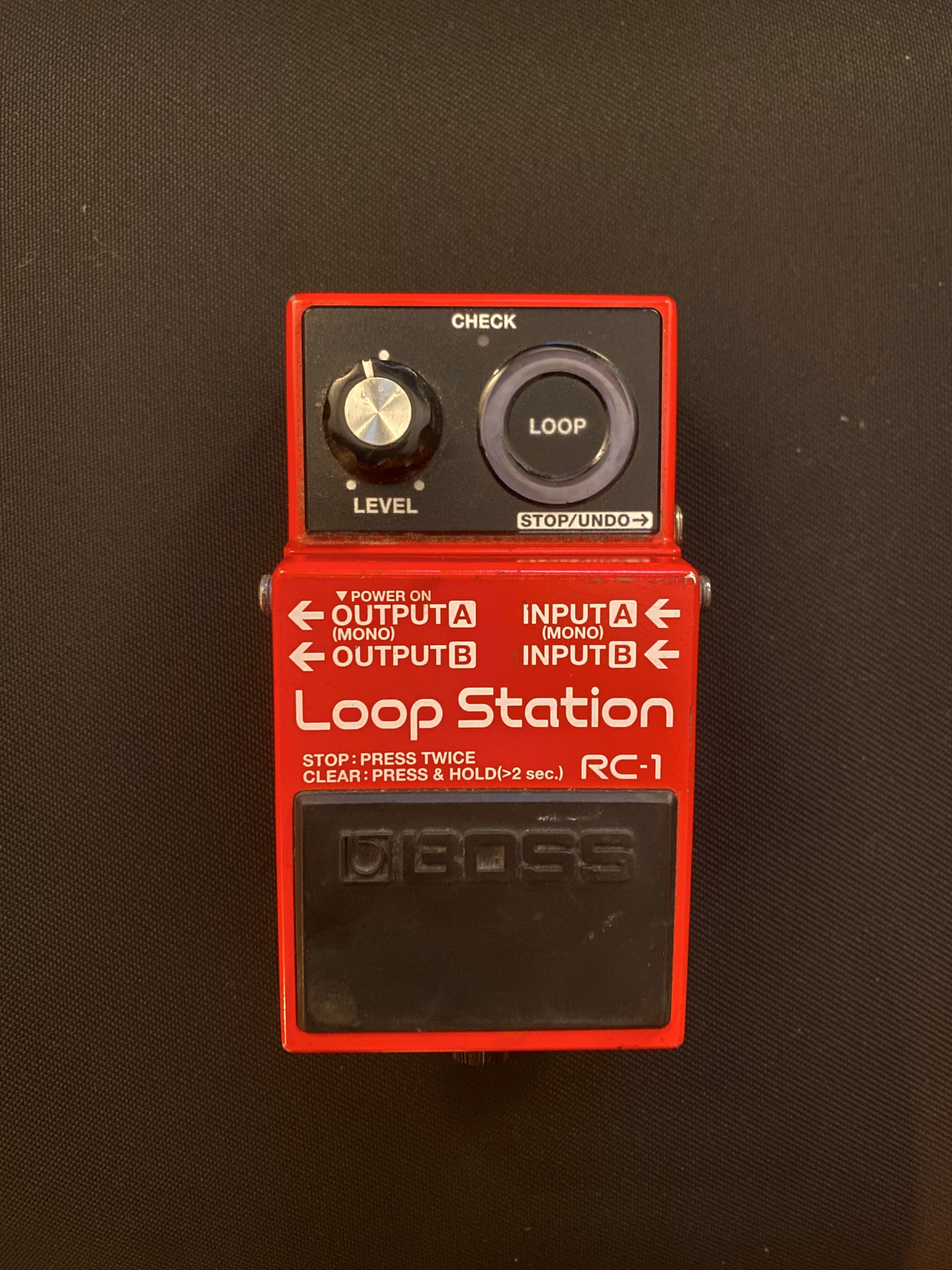 Vends looper Boss RC1