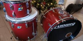 Batterie Ludwig vintage 3 plis 1976 22, 12, 16