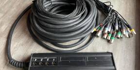 Multipaire Cordial Snake Multicore CYB C 24/4 -30 avec sac de transport