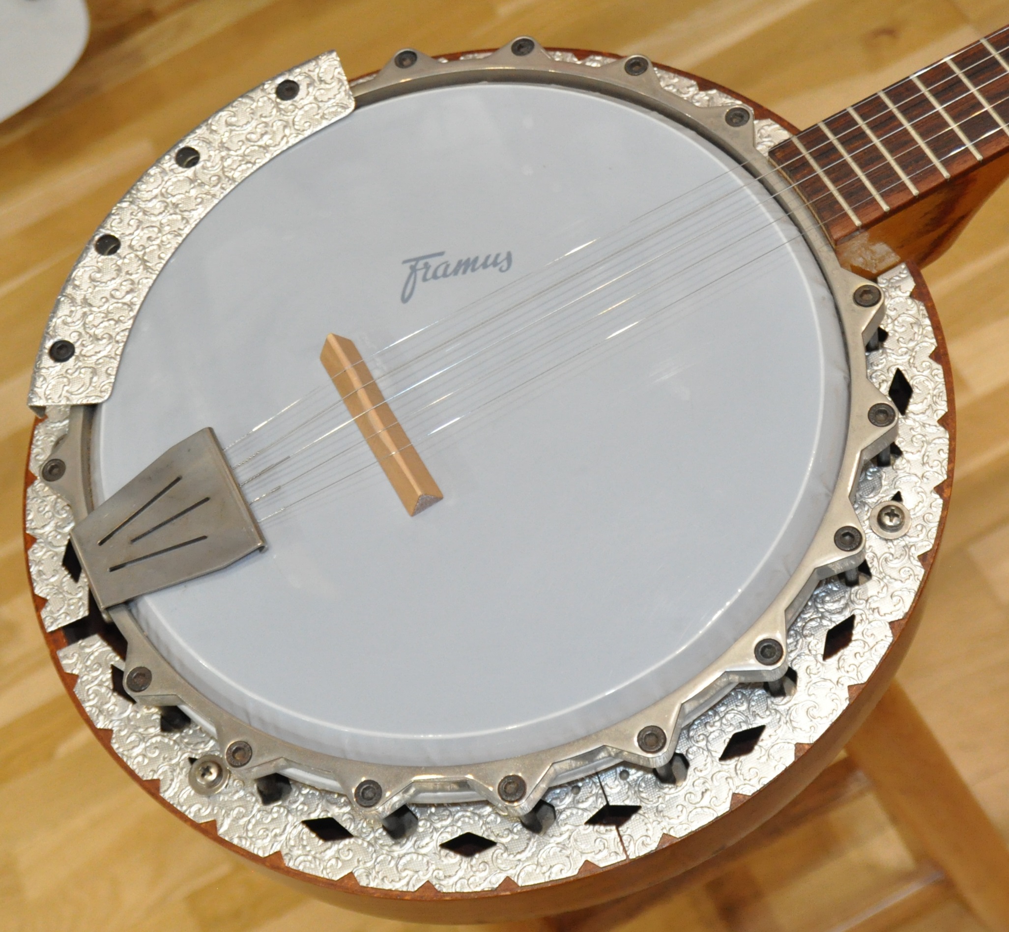 Framus Banjo 5 Cordes Long Neck 1969 (Made In Germany)