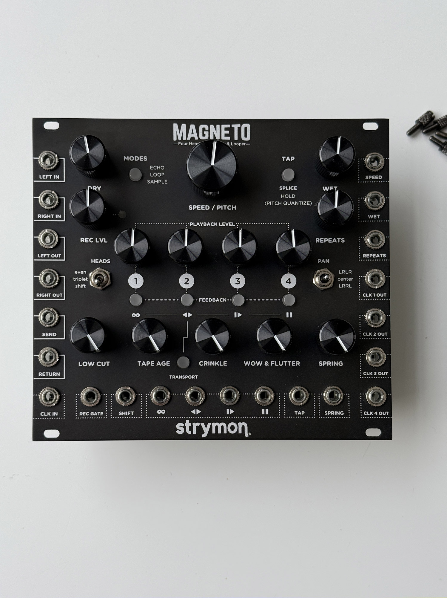 Vends Strymon Magneto - Eurorack multihead tape delay