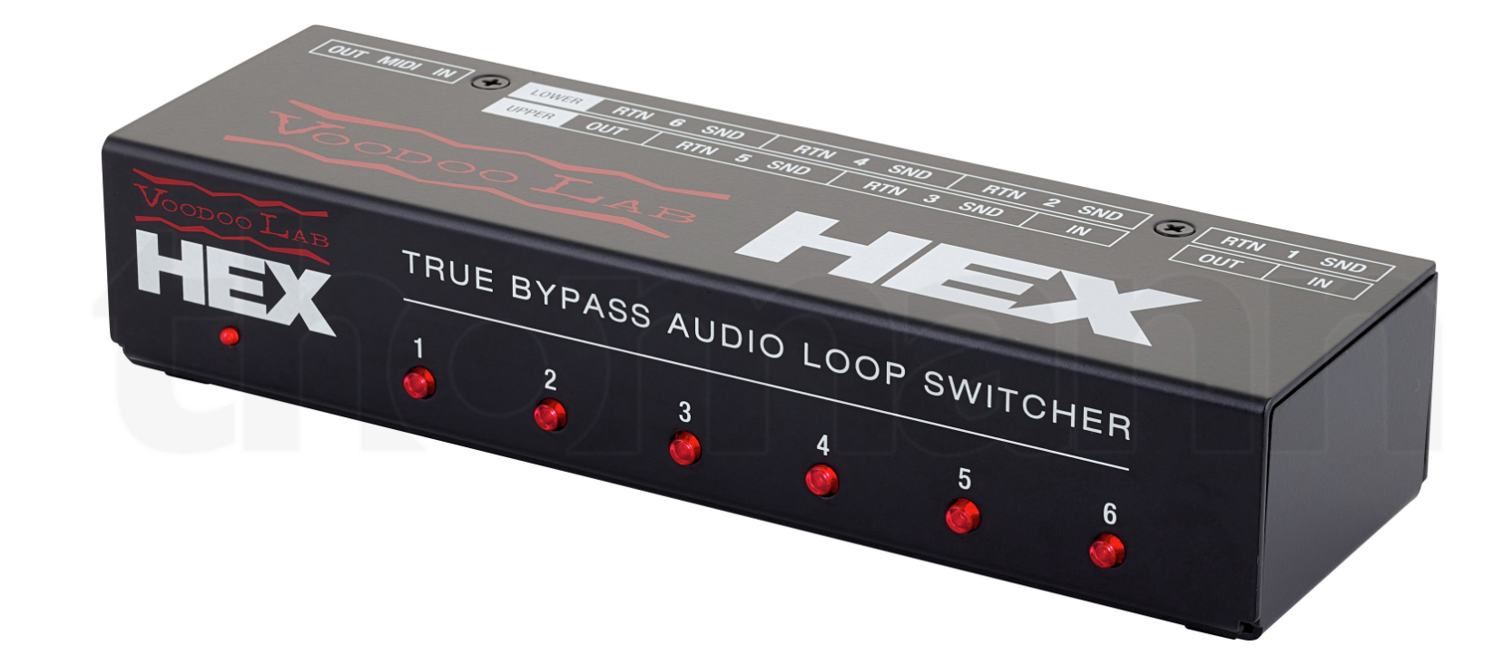 Voodoo lab HEX - Looper Switcher 6 boucles Midi
