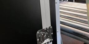 Scène 24m2 noir H60cm avec jupe de scène