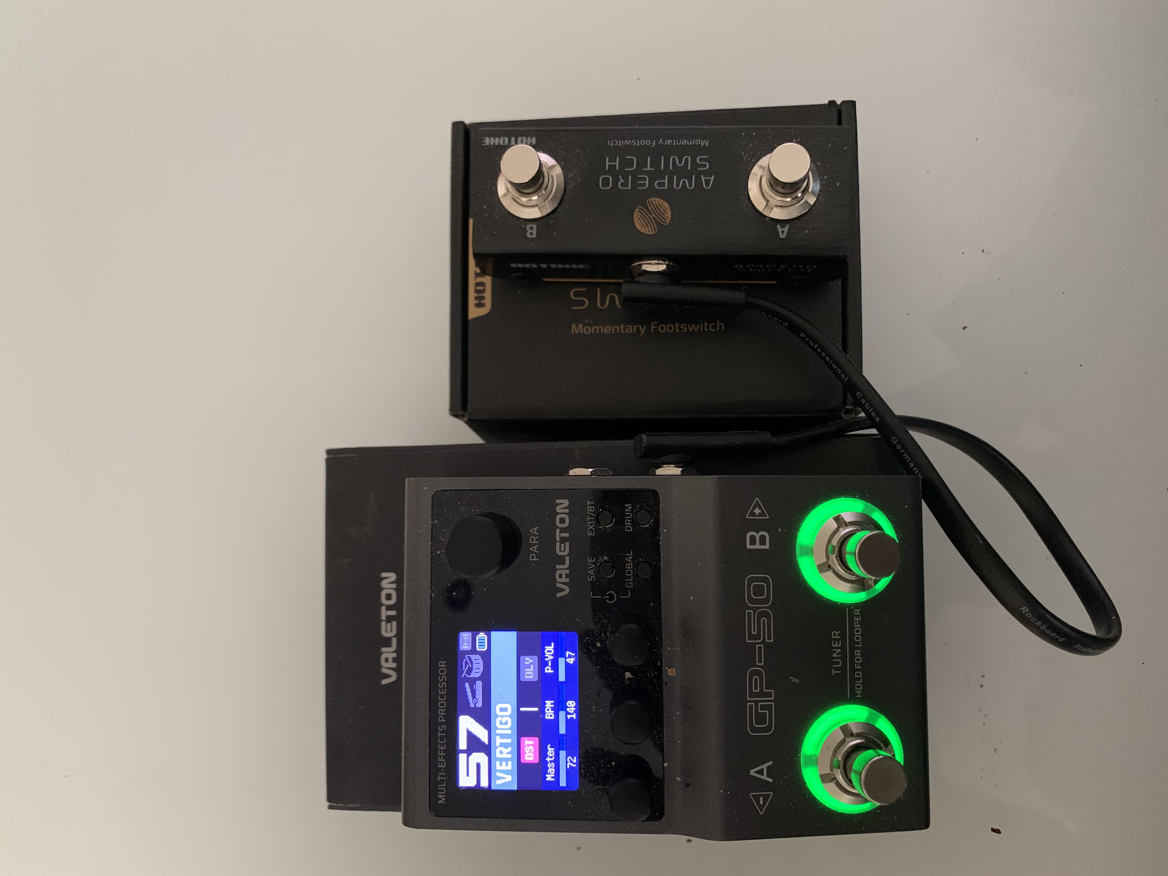 Valeton gp-50  + footswitch fs1