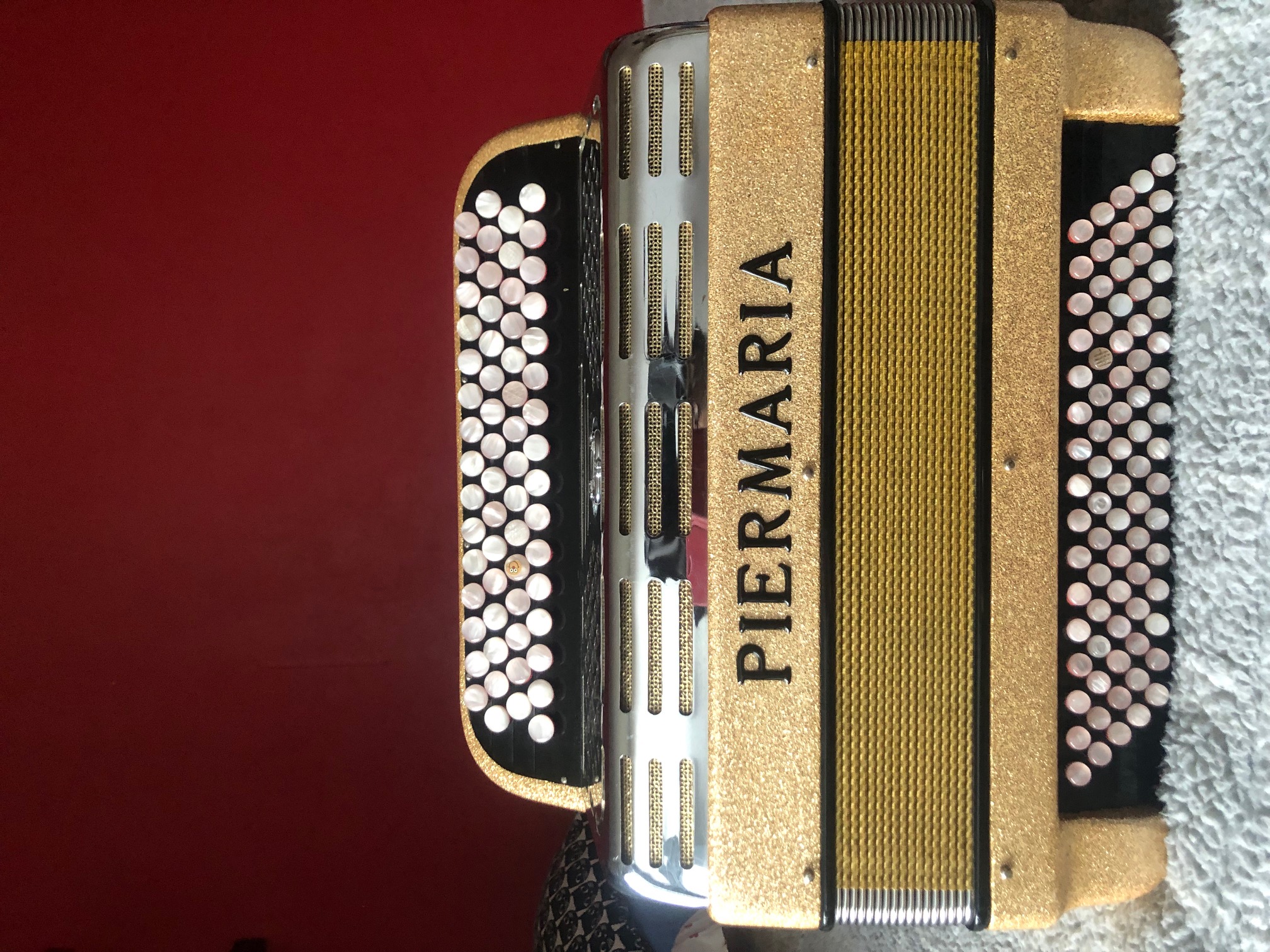 Accordéon Piermaria 2 voix 5 lignes de basse