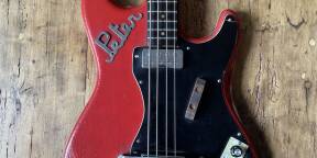 Rare & Vintage Hofner 182 Professional Bass (1962) Red Vinyl