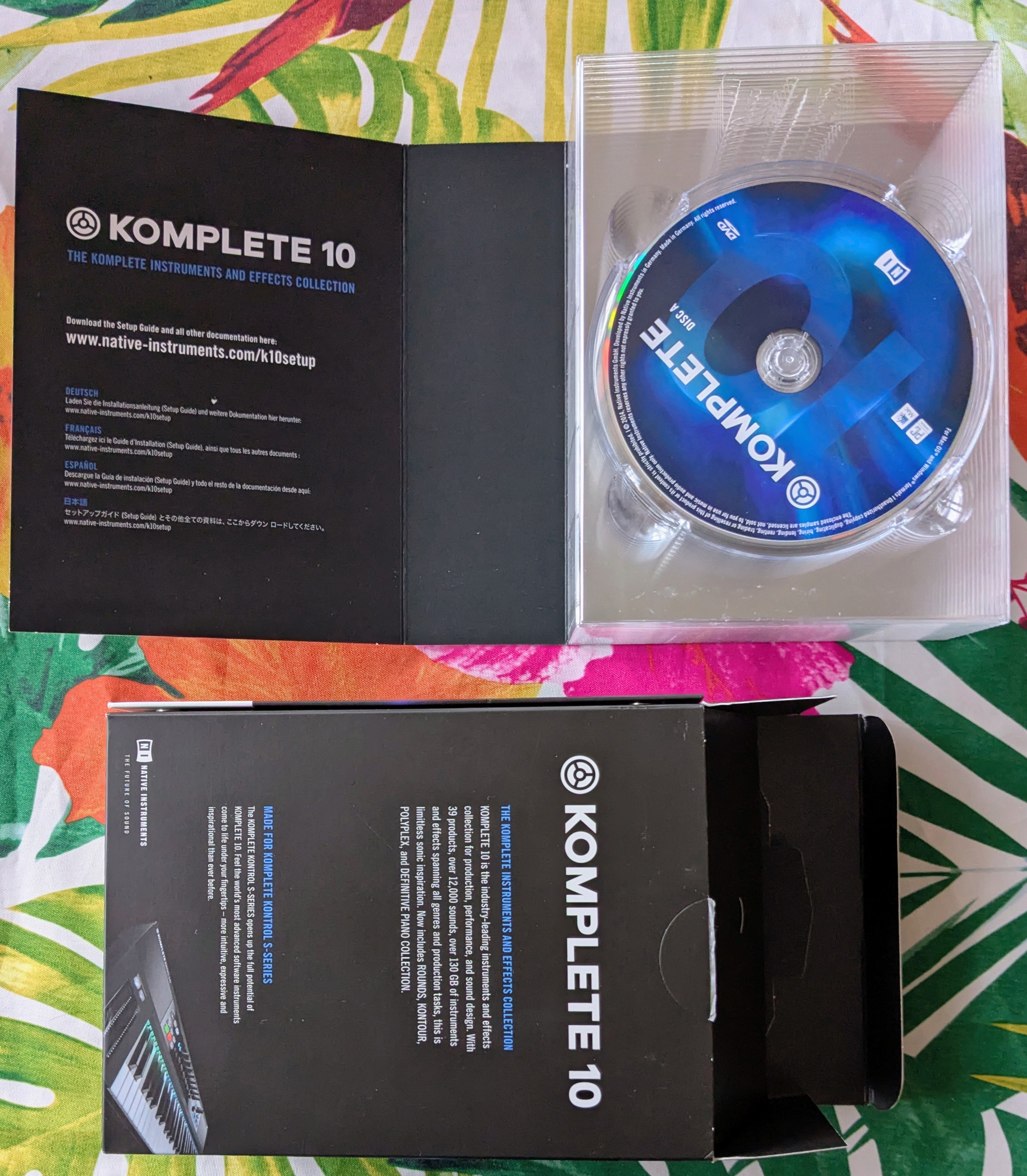 Vends KOMPLETE 10 (matérielle) + Licence KOMPLETE 14 ULTIMATE UPDATE