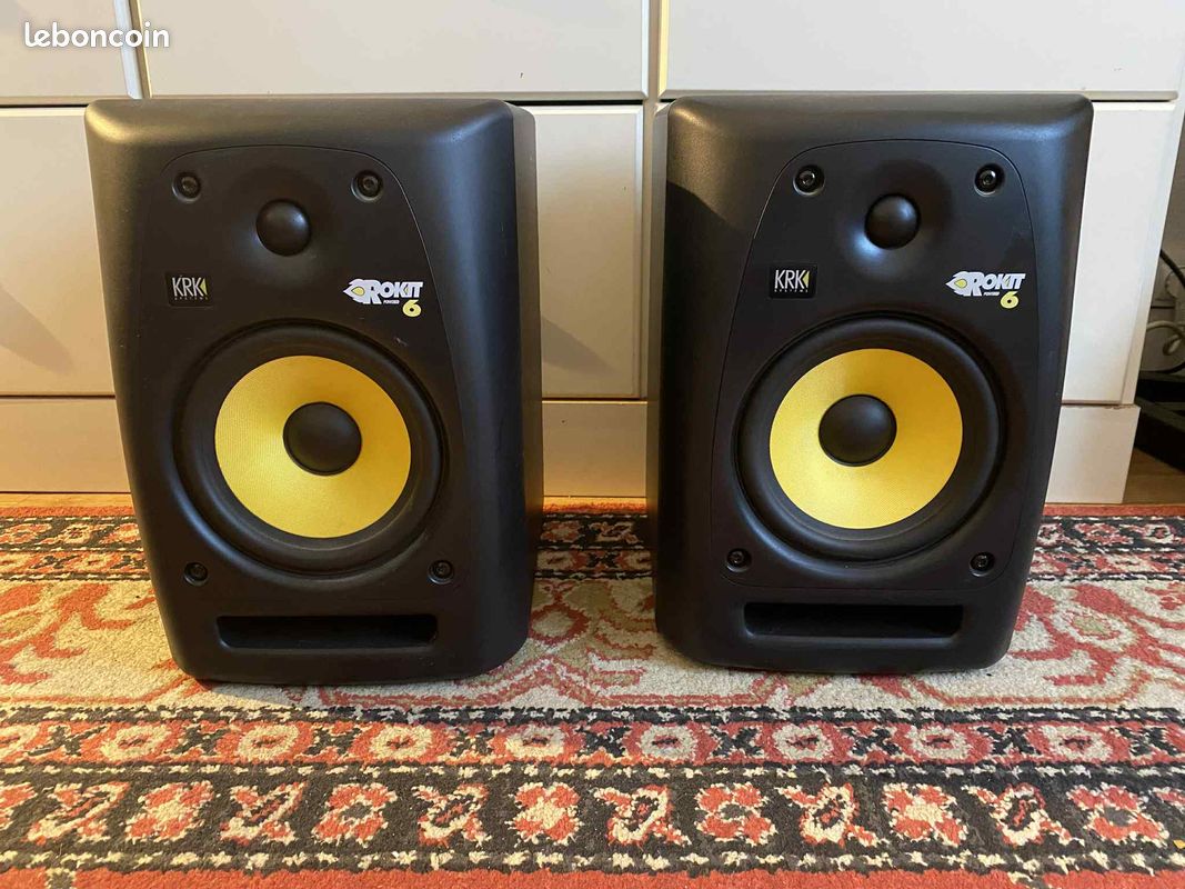 Vends paire d'enceintes KRK Rokit RP6 G2, excellent état