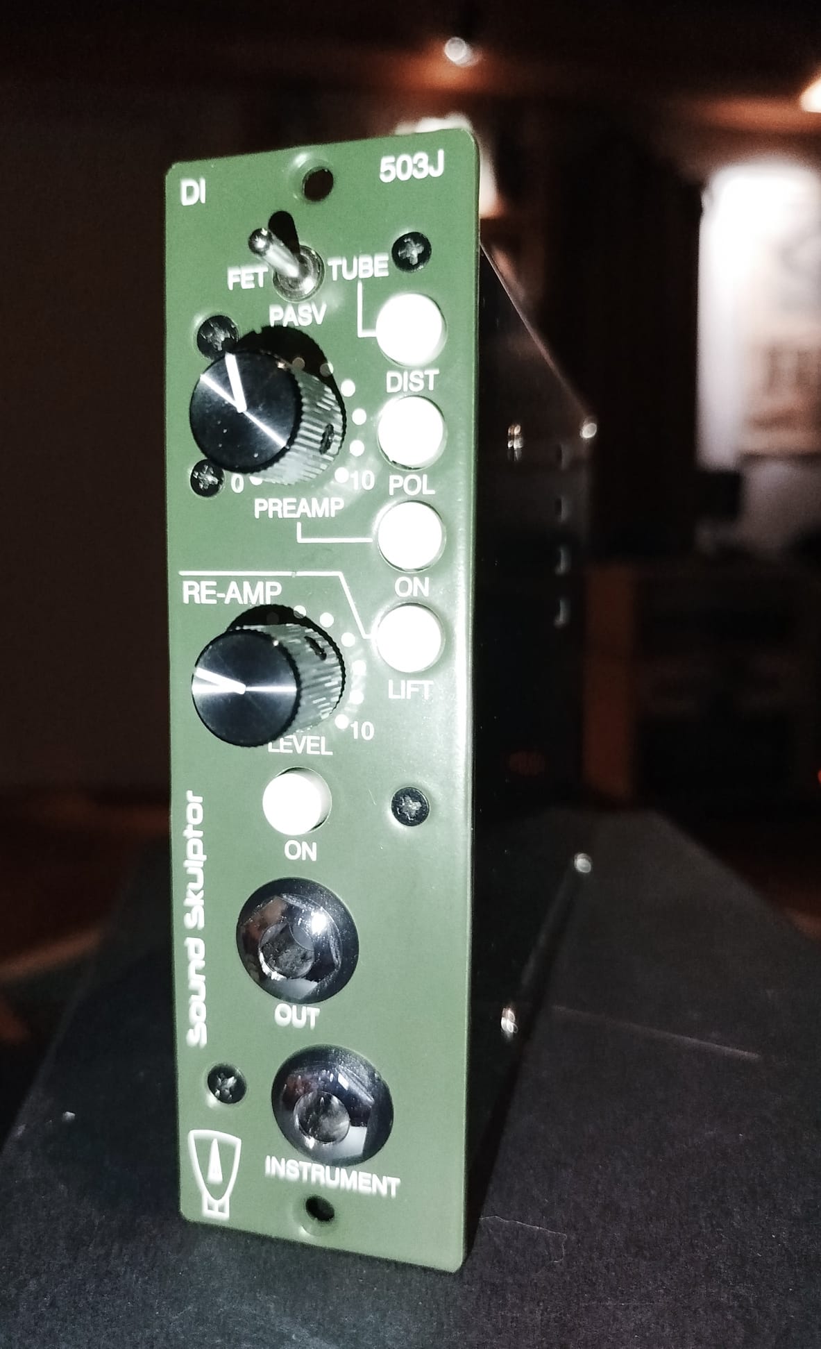SOUND SKULPTOR DI503J Triple DI (Passif/Tube/FET) et Re-Amp 