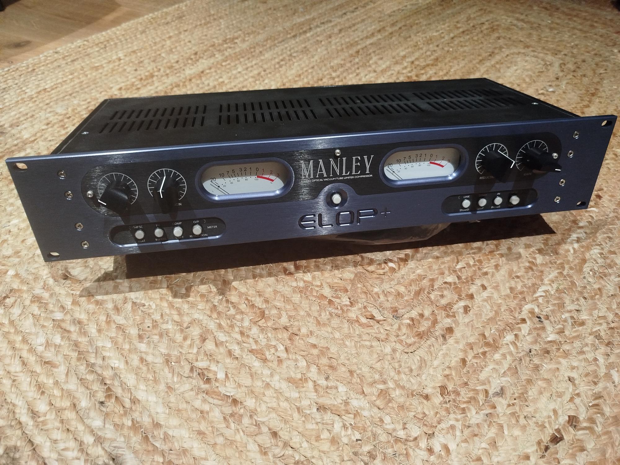 Vds Manley Elop + - Compresseur - Limiter - Stéréo - Double mono - Etat neuf