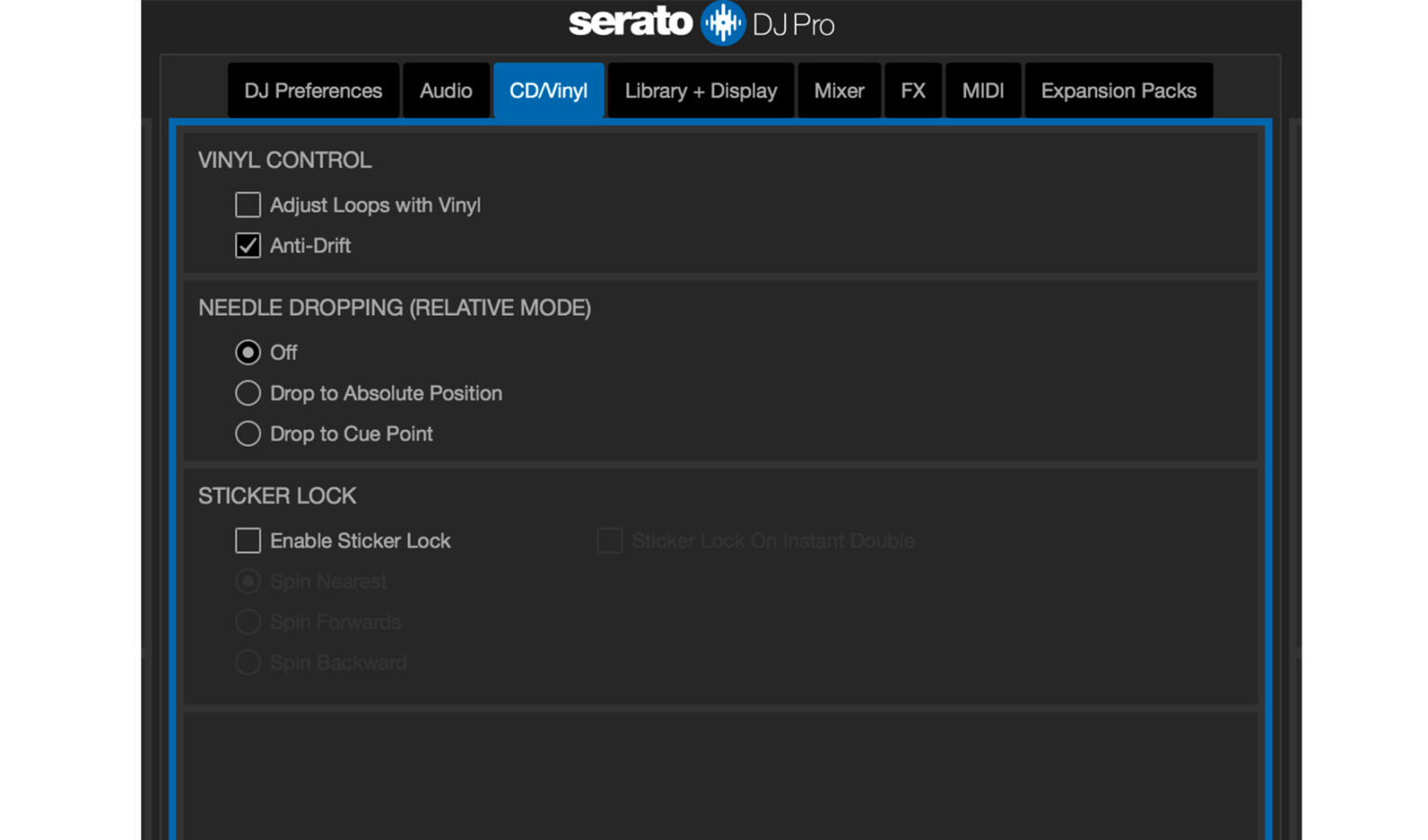 SERATO DVS
