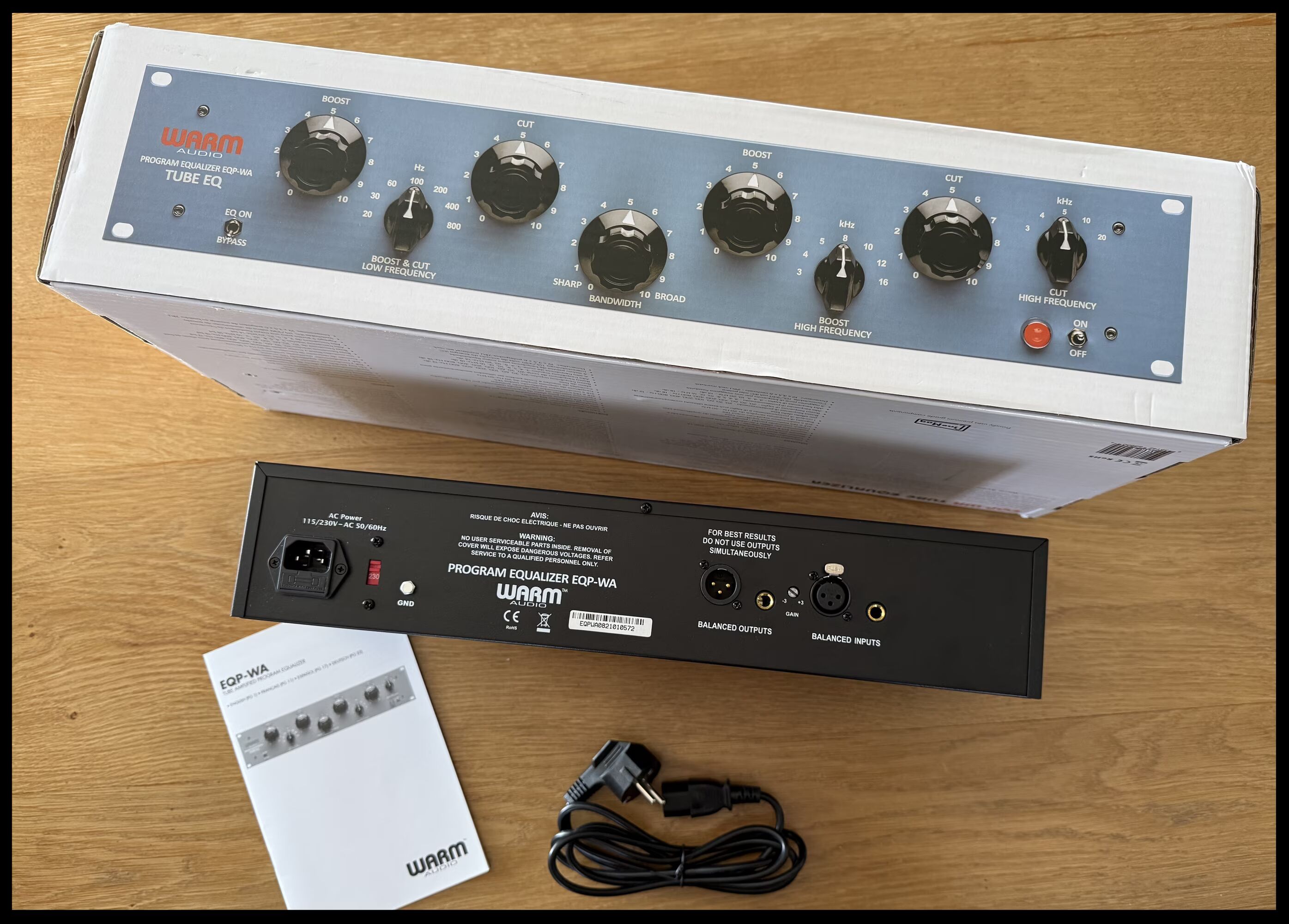 Warm Audio EQP-WA (Pultec EQP-1A) Neuf & Complet