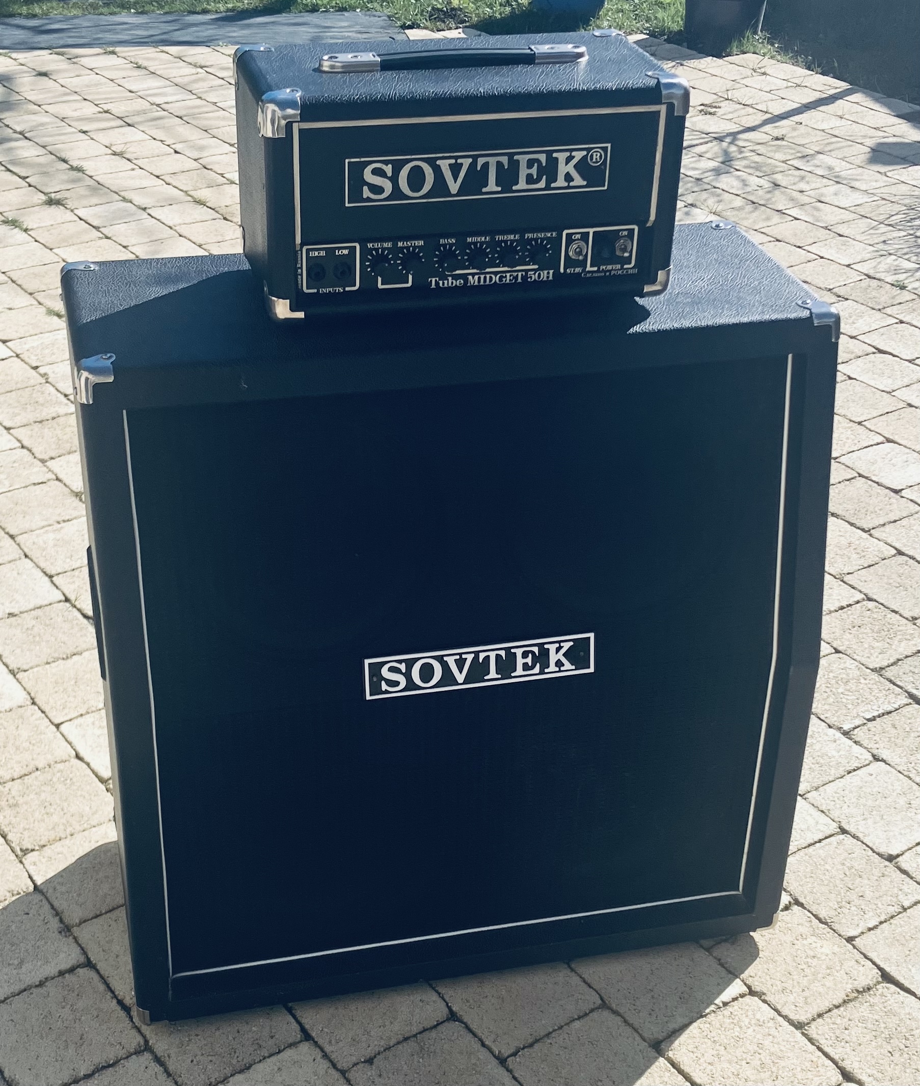Stack SOVTEK mig50h + baffle 4x12. 