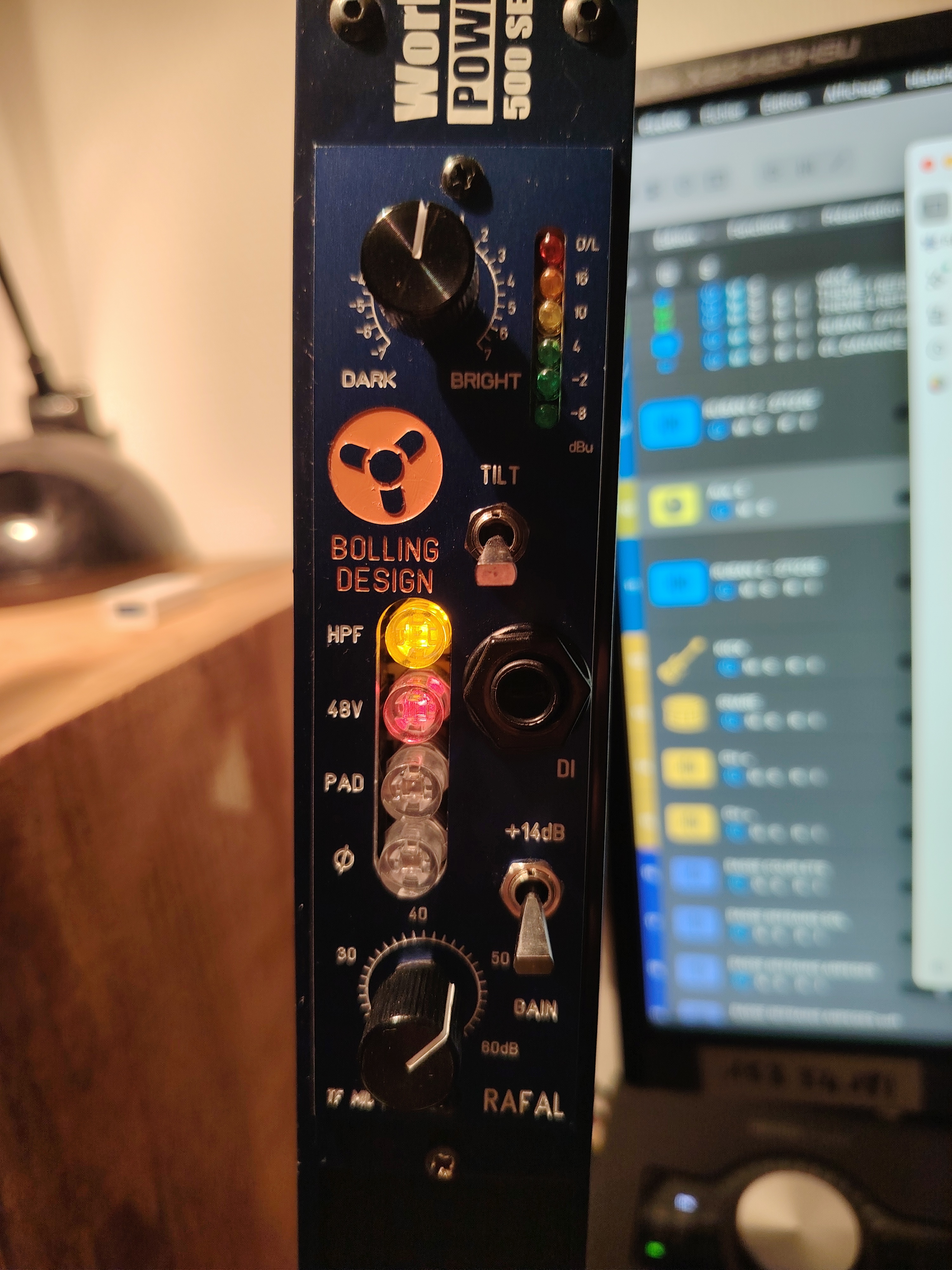 Préampli format 500 Rafal - Bolling Design / Lunchbox Radial 3x