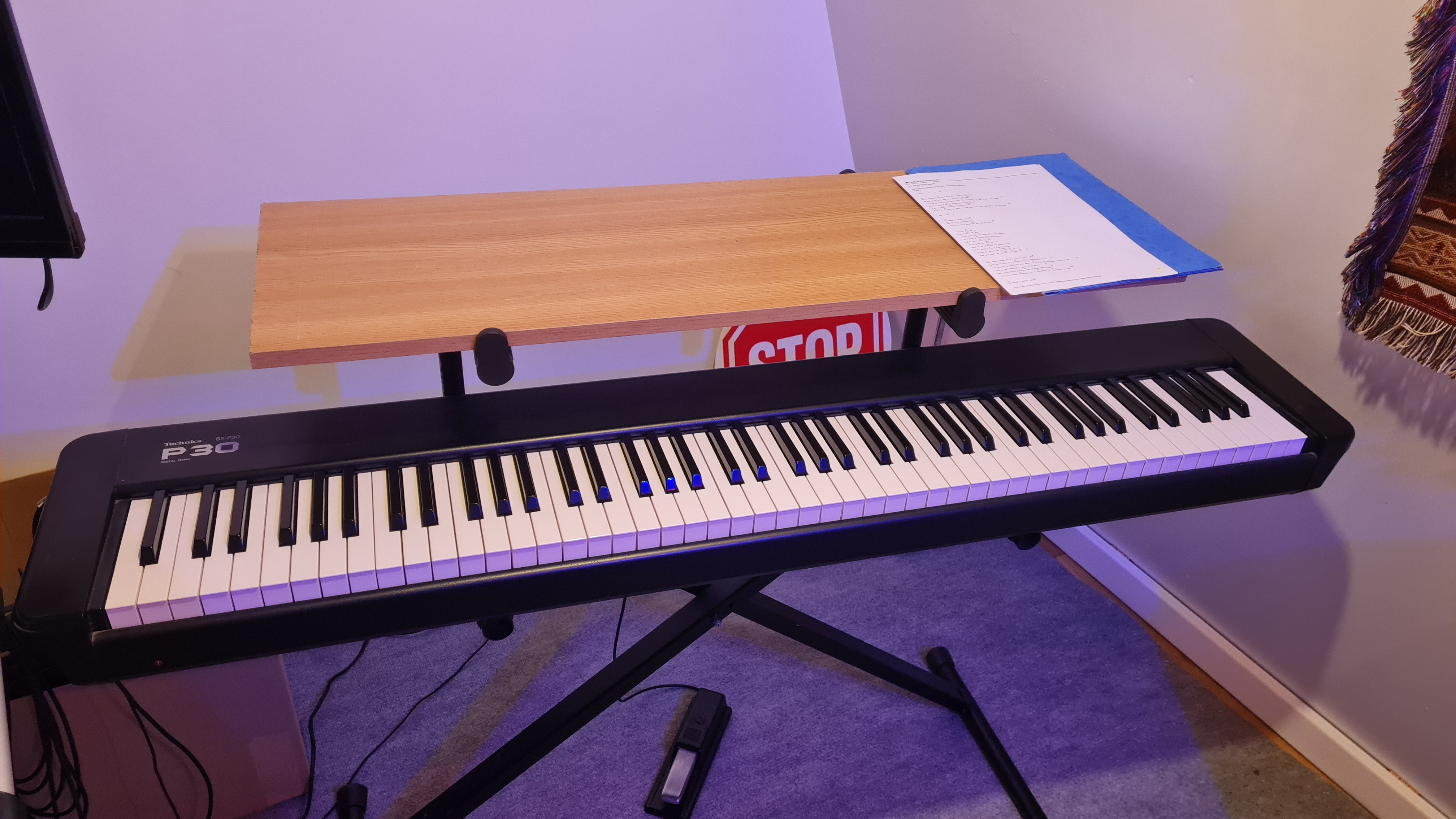vends piano numerique technics sx p30
