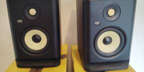 KRK Rokit RP5 G4 (la paire) + 2x cables xlr-trs