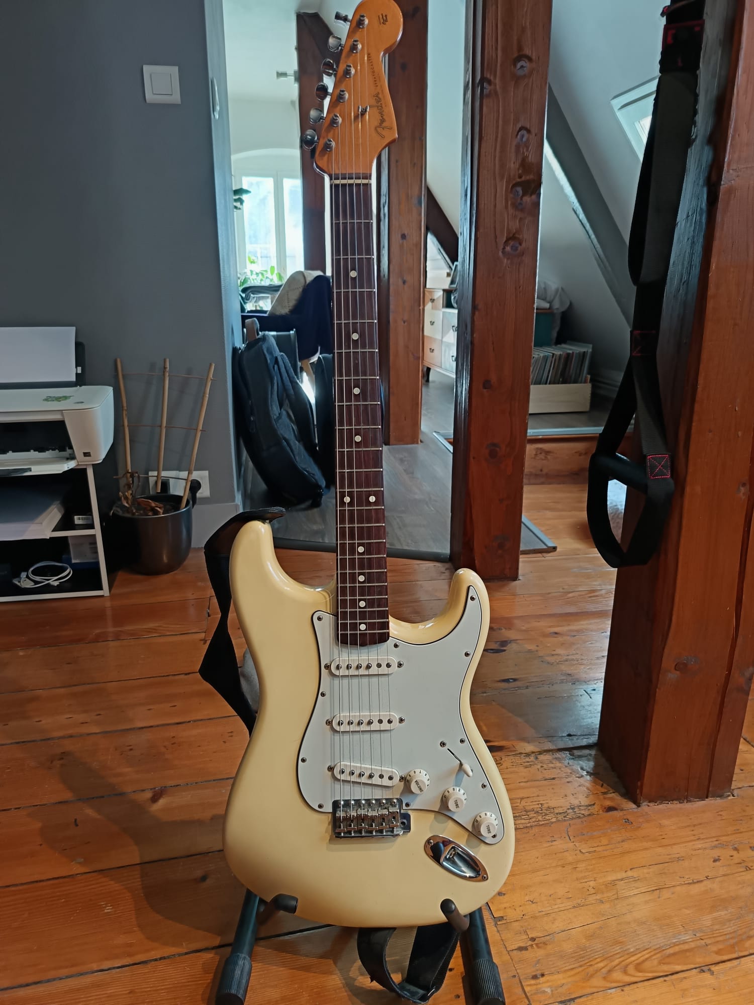 Fender Stratocaster American Vintage 62 Olympic White