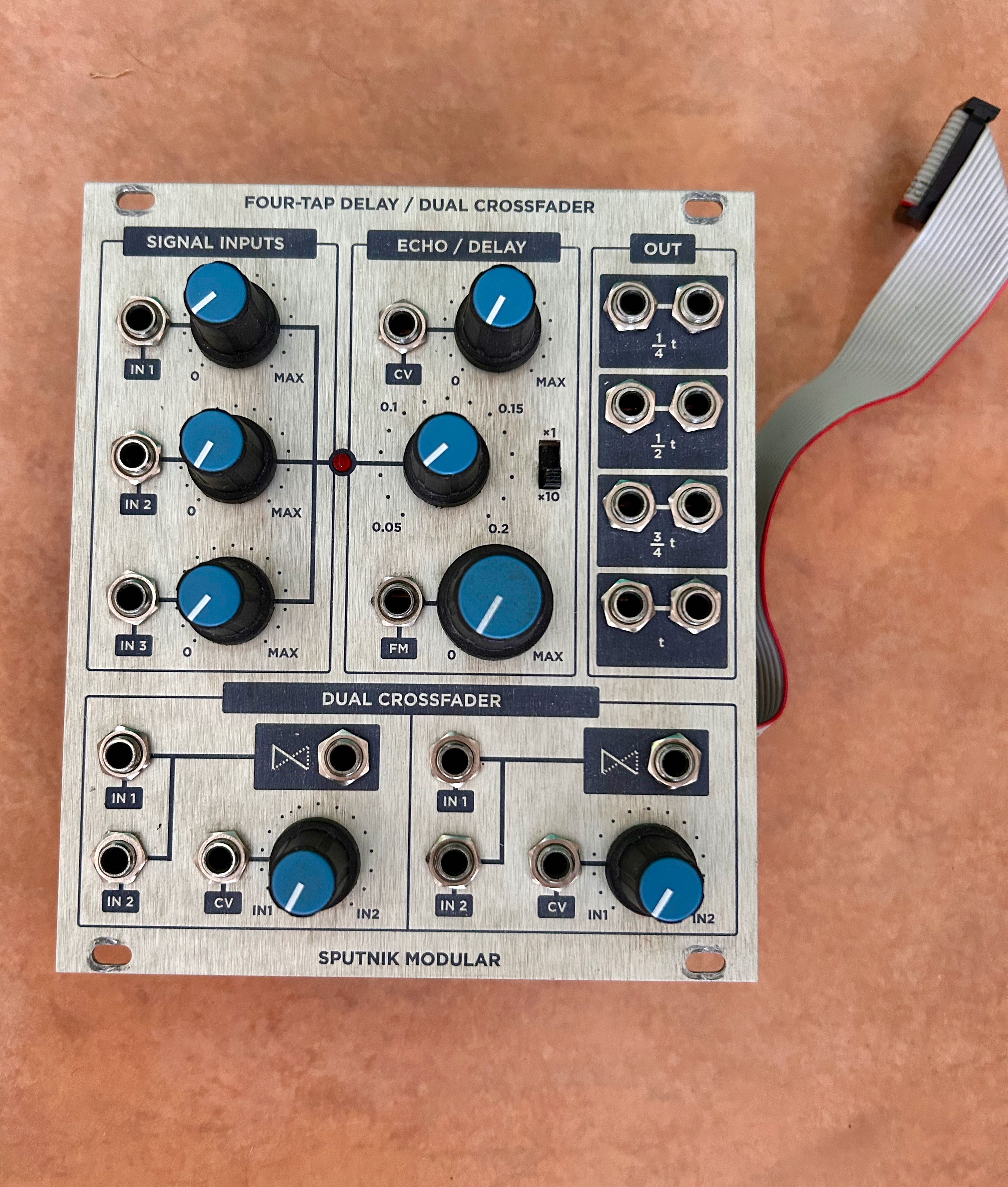 Sputnik Modular Four Tap Delay / Dual Crossfader