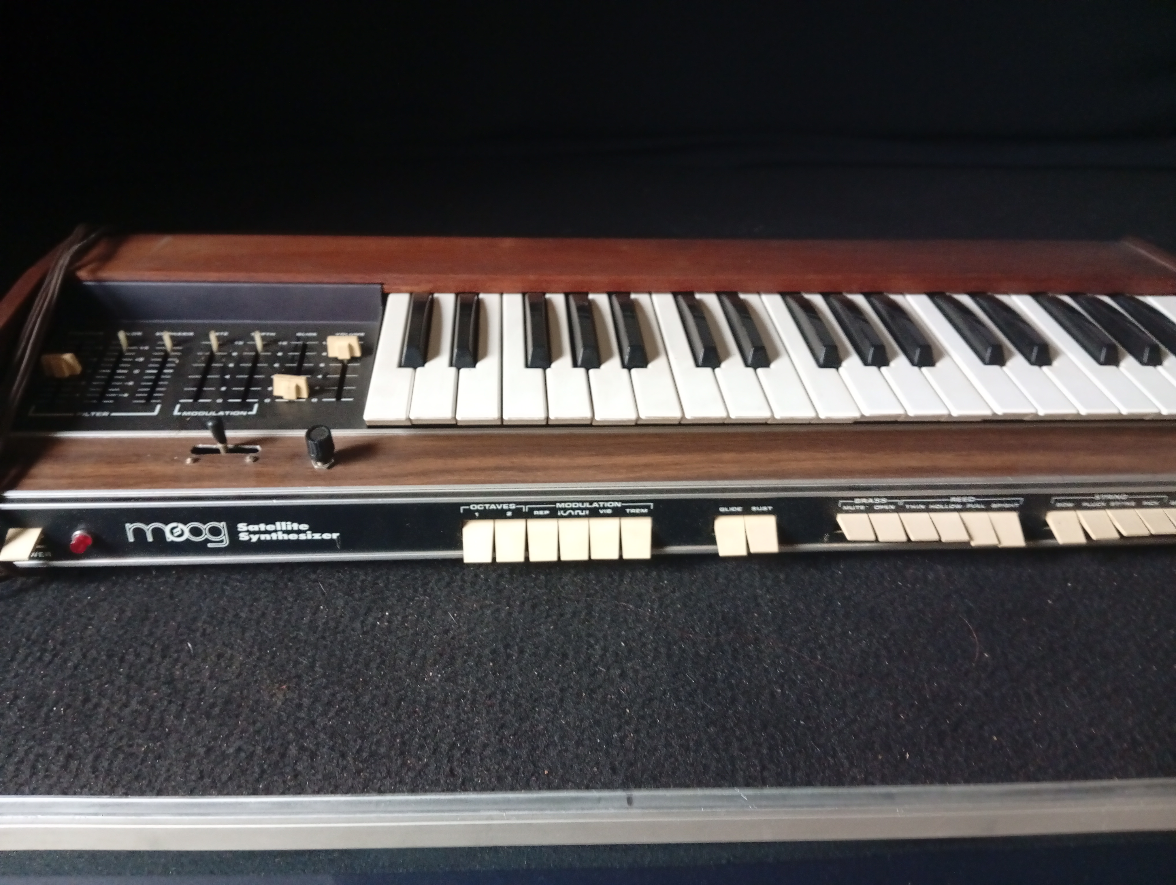 Vends Moog Satellite model A en 110V, à restaurer