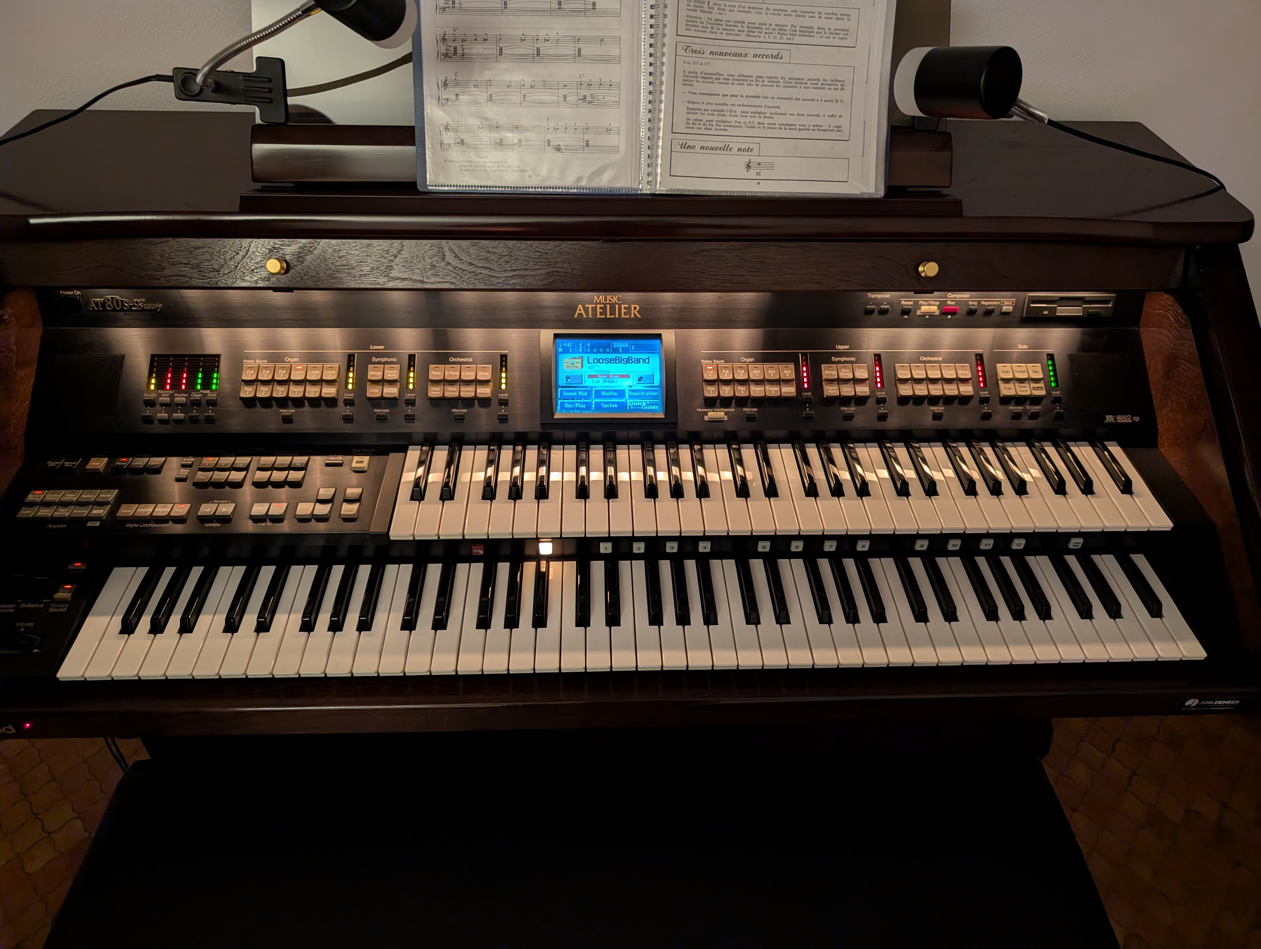 Vend Orgues Roland AT80S Luxury 