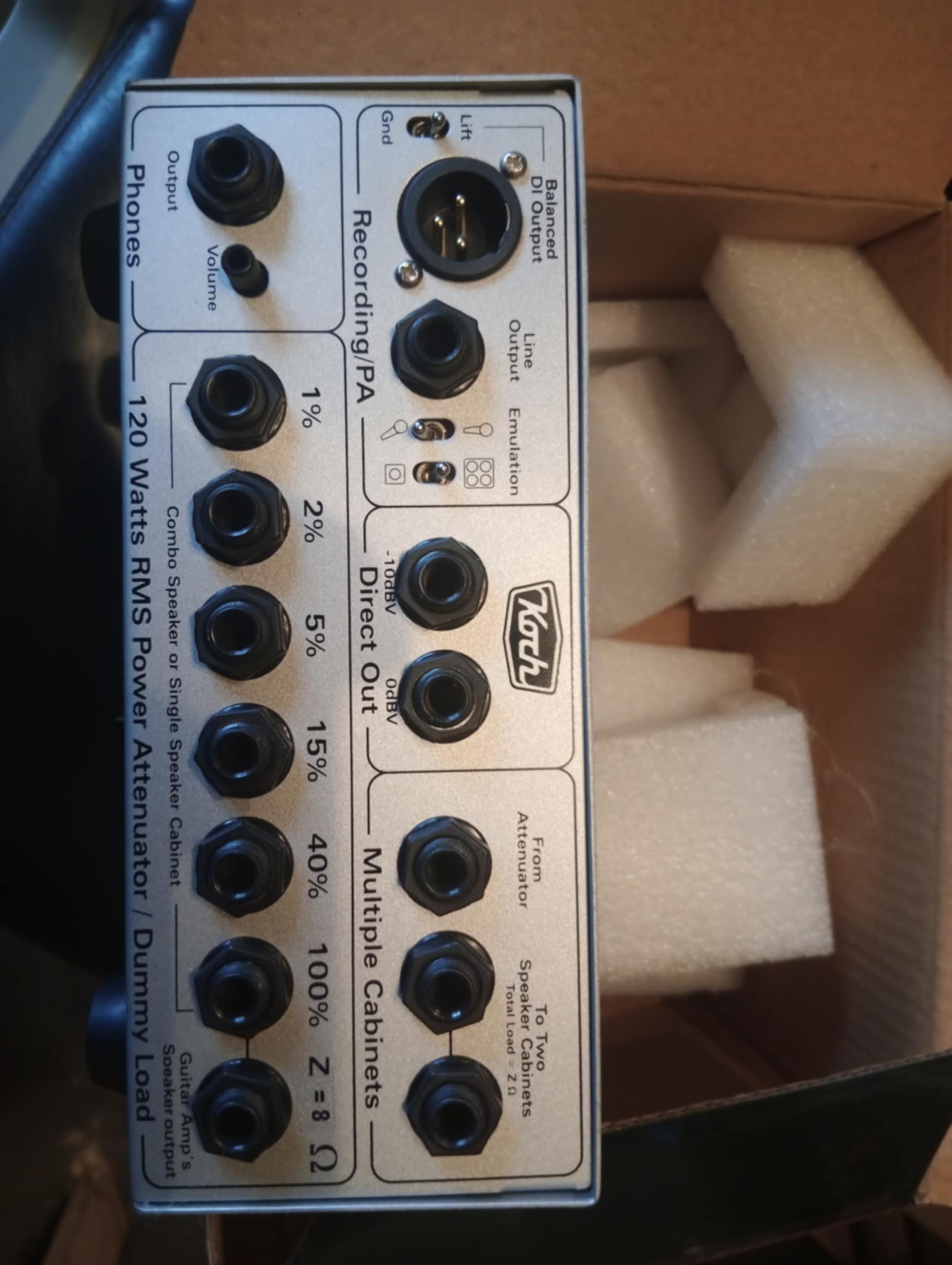 Loadbox / Atténuateur Koch Amps LB120 (8 Ohms)