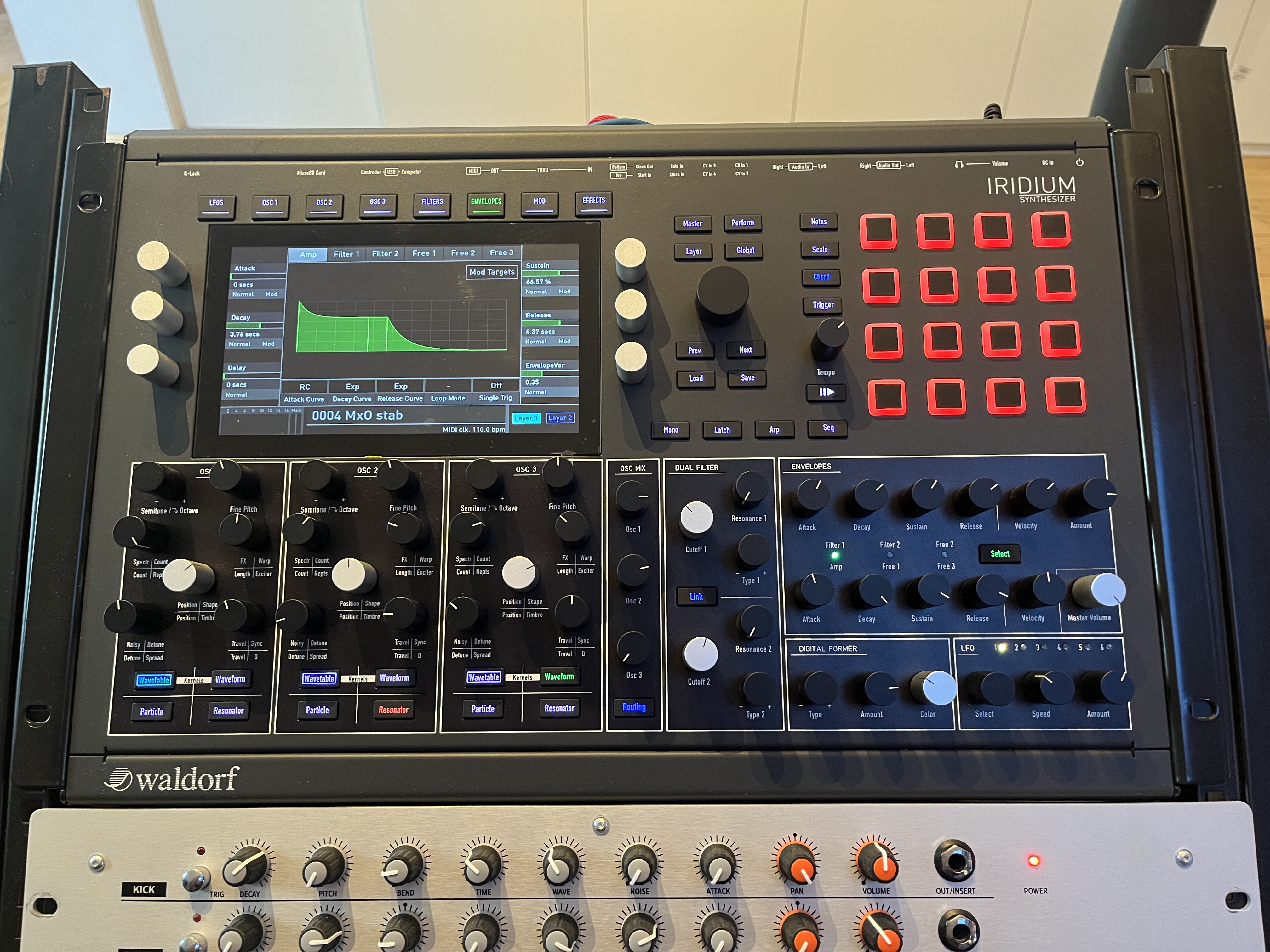 Waldorf Iridium Desktop Unit with Rack Mount kit