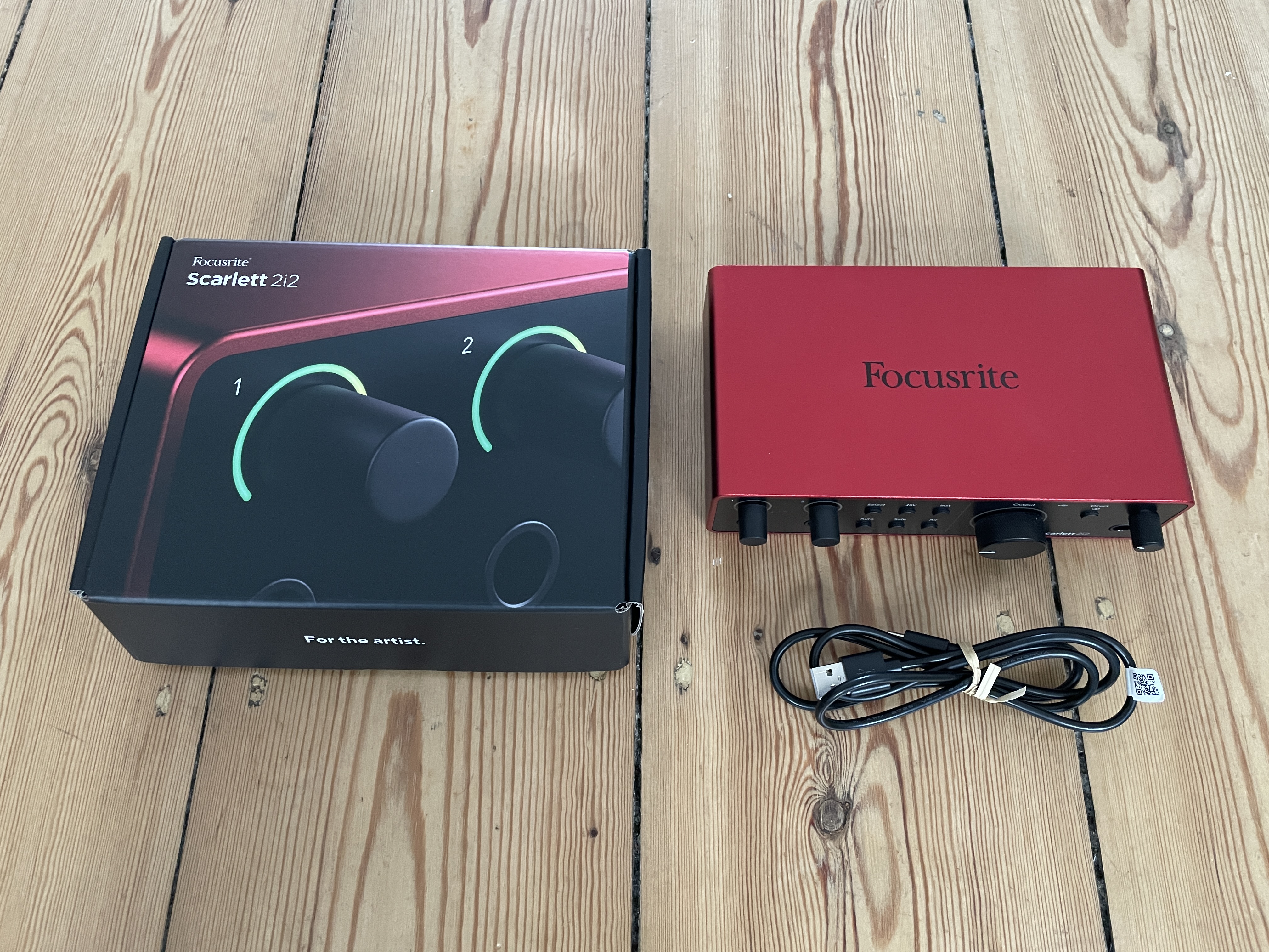 Focusrite Scarlett 2i2 Gen 4 - Etat Neuf - Sous Garantie